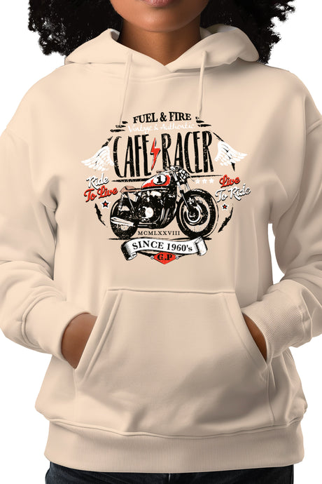 Sweat Adulte Moto Café racer