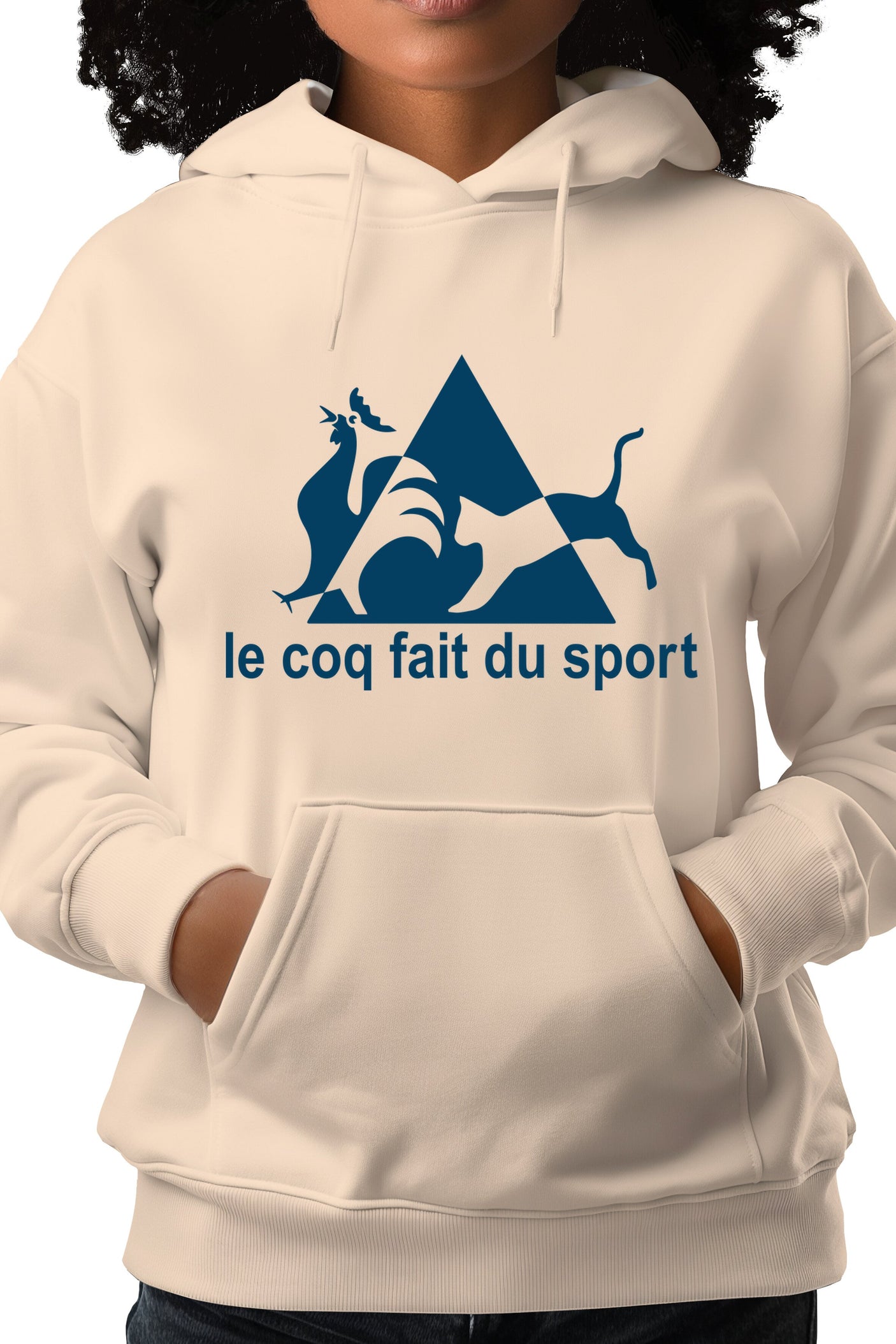 Sweat Adulte Le coq forcé au sport