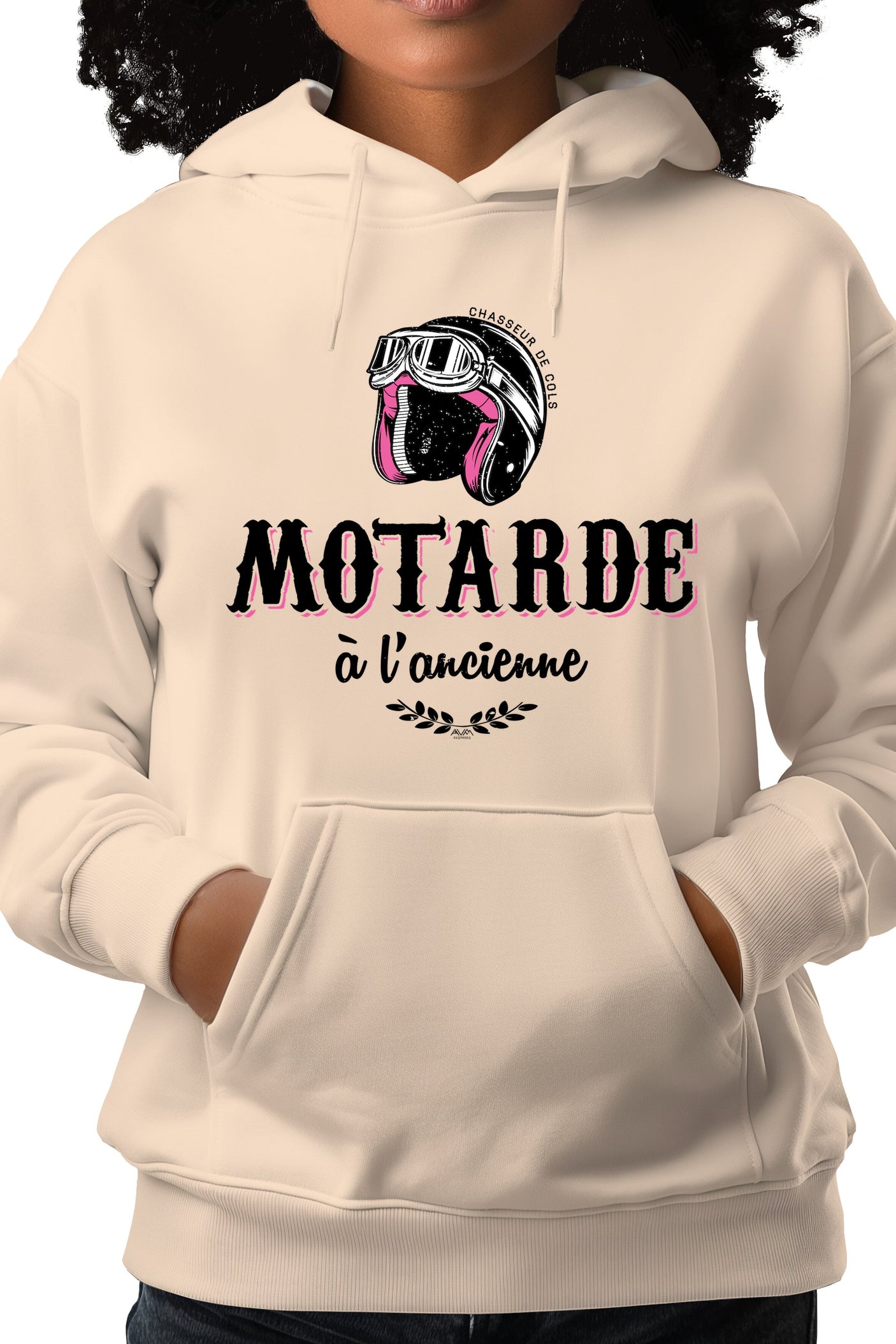 Sweat Adulte Motarde à l'ancienne