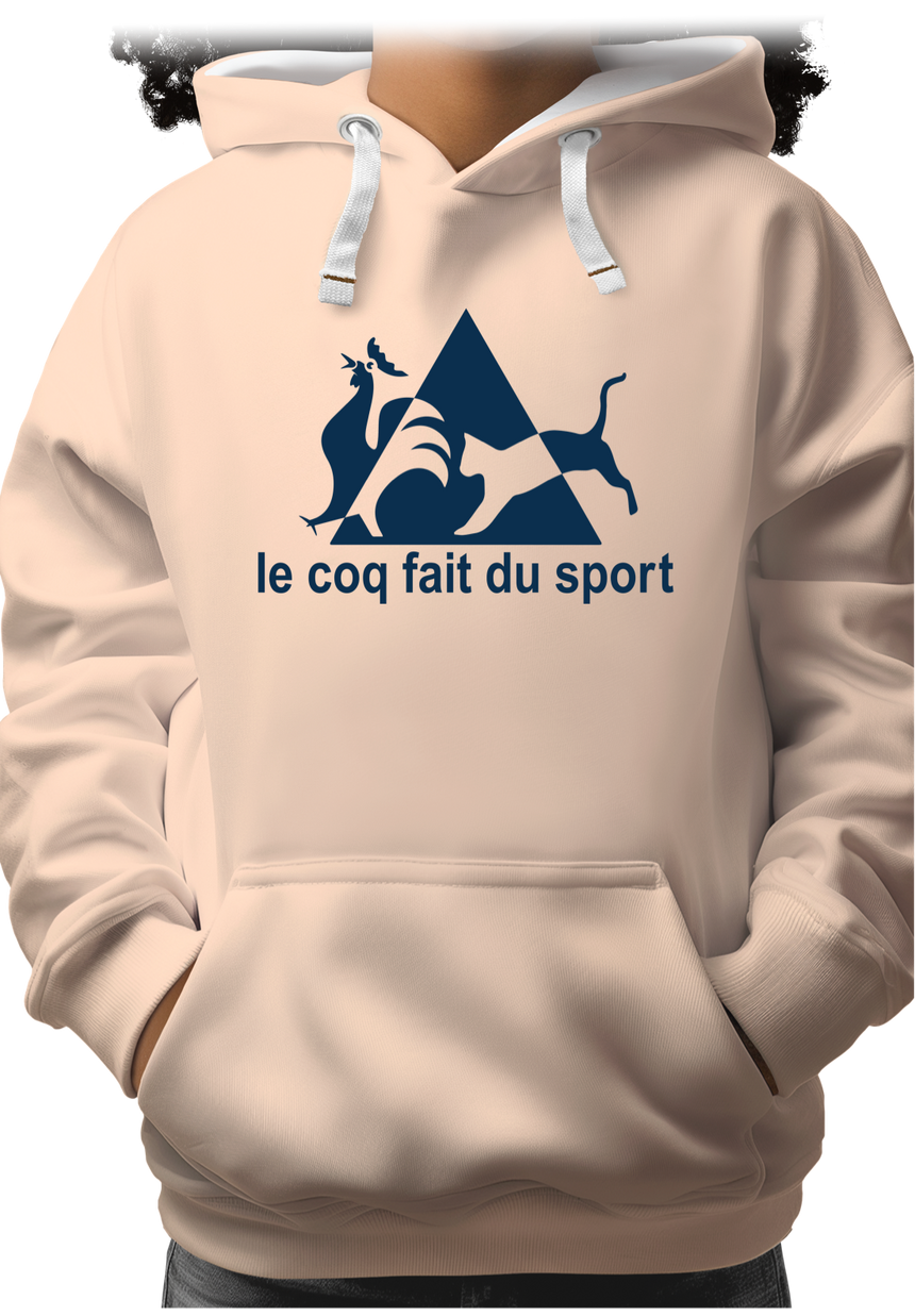Sweat Adulte Le coq forcé au sport