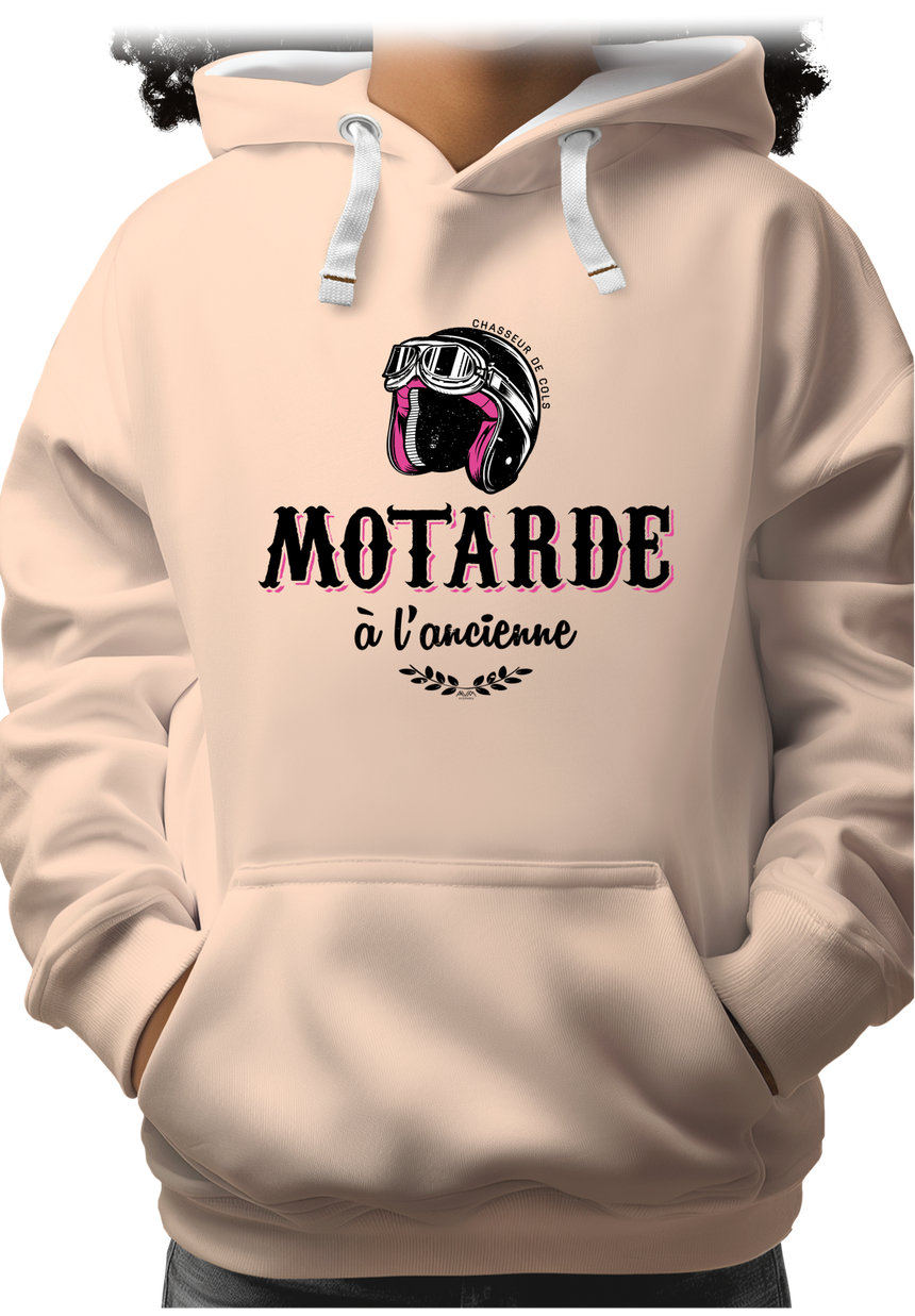 Sweat Adulte Motarde à l'ancienne