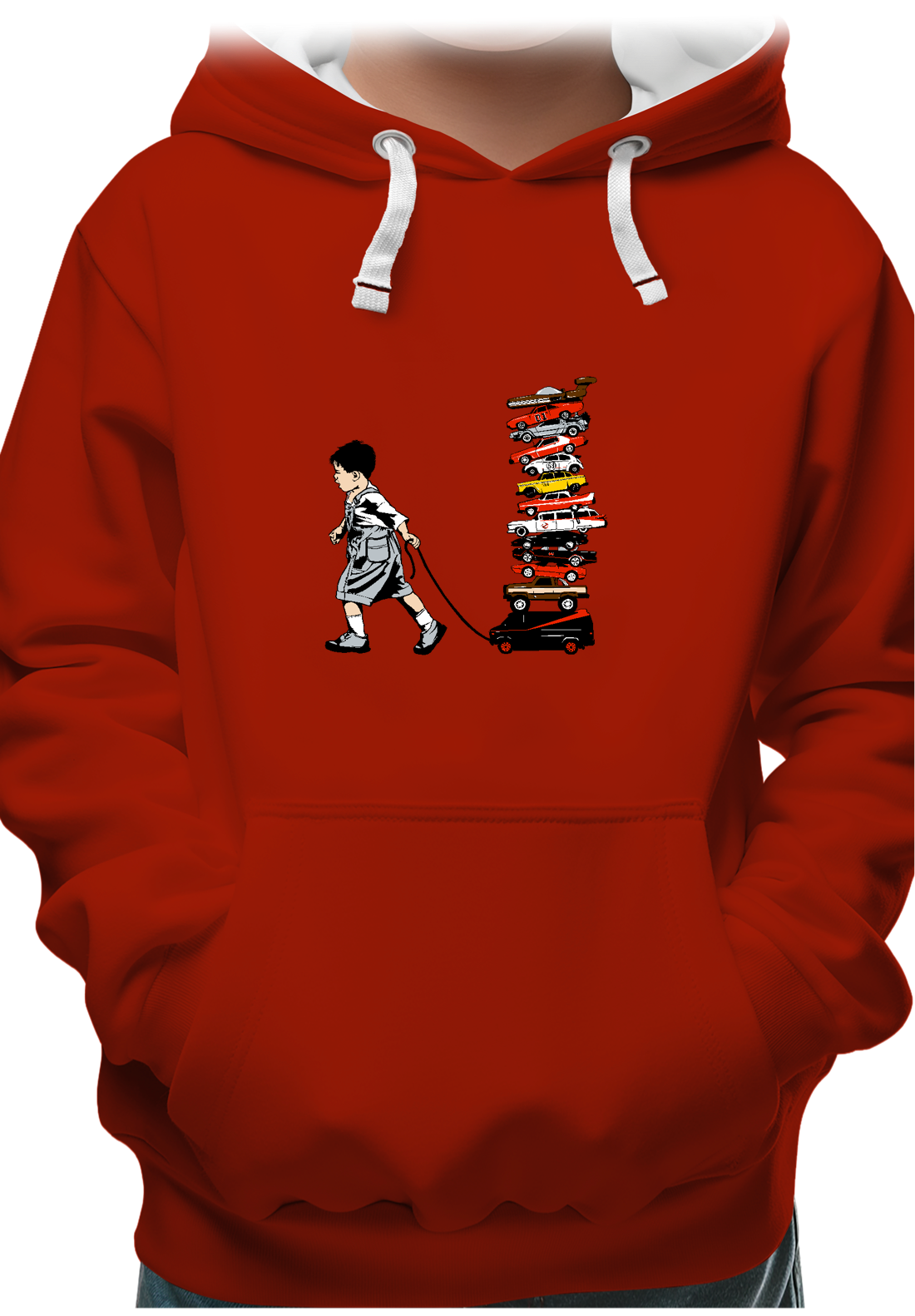 Sweat Enfant La Collection de voitures via les séries télé