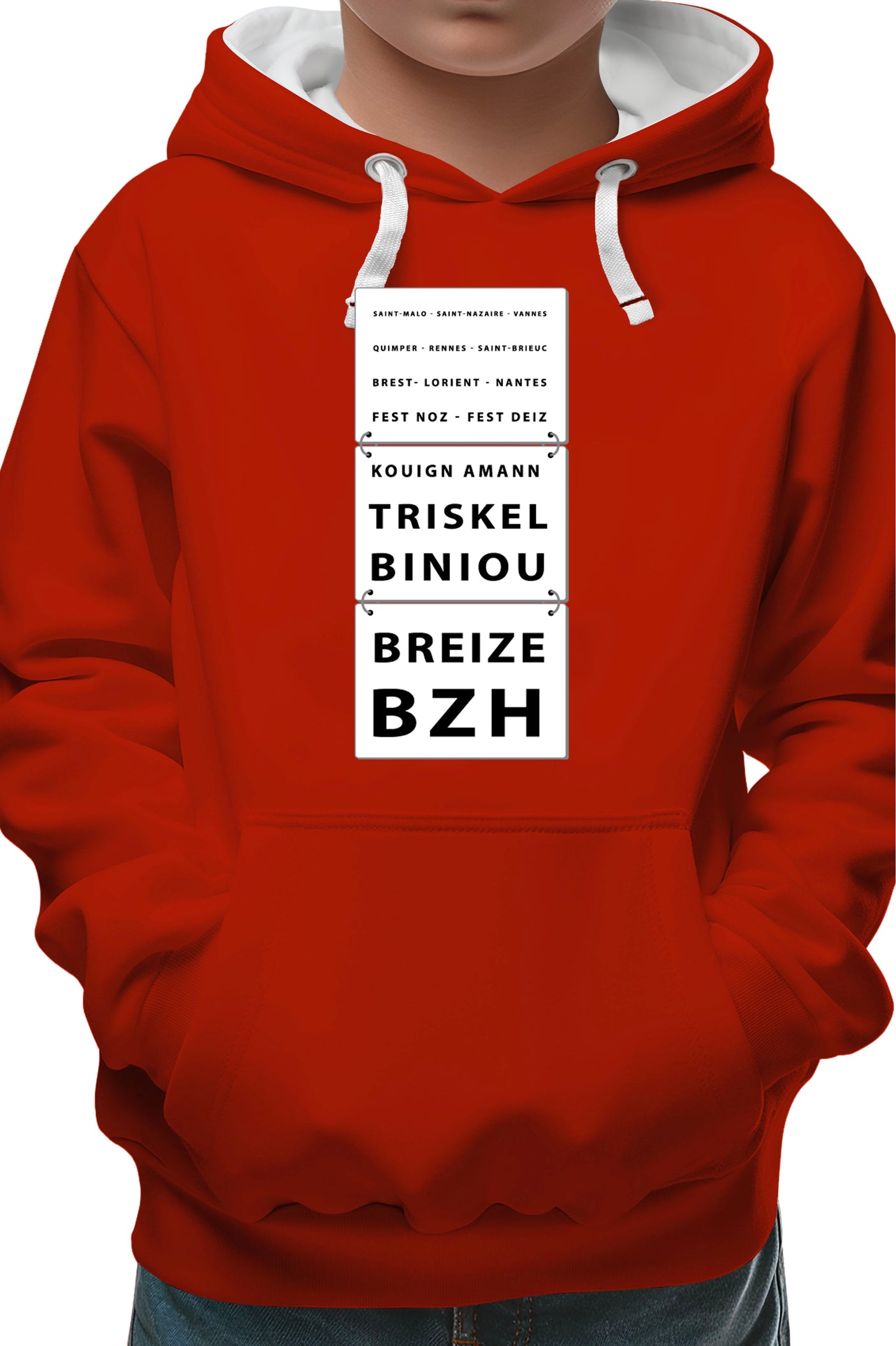 Sweat Enfant Test acuité visuelle made in Bretagne