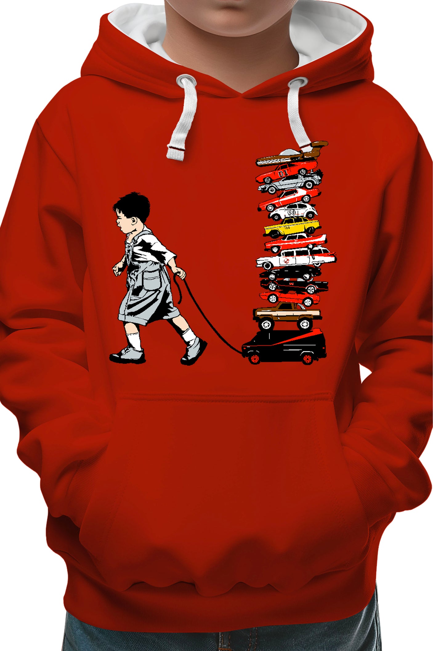 Sweat Enfant La Collection de voitures via les séries télé