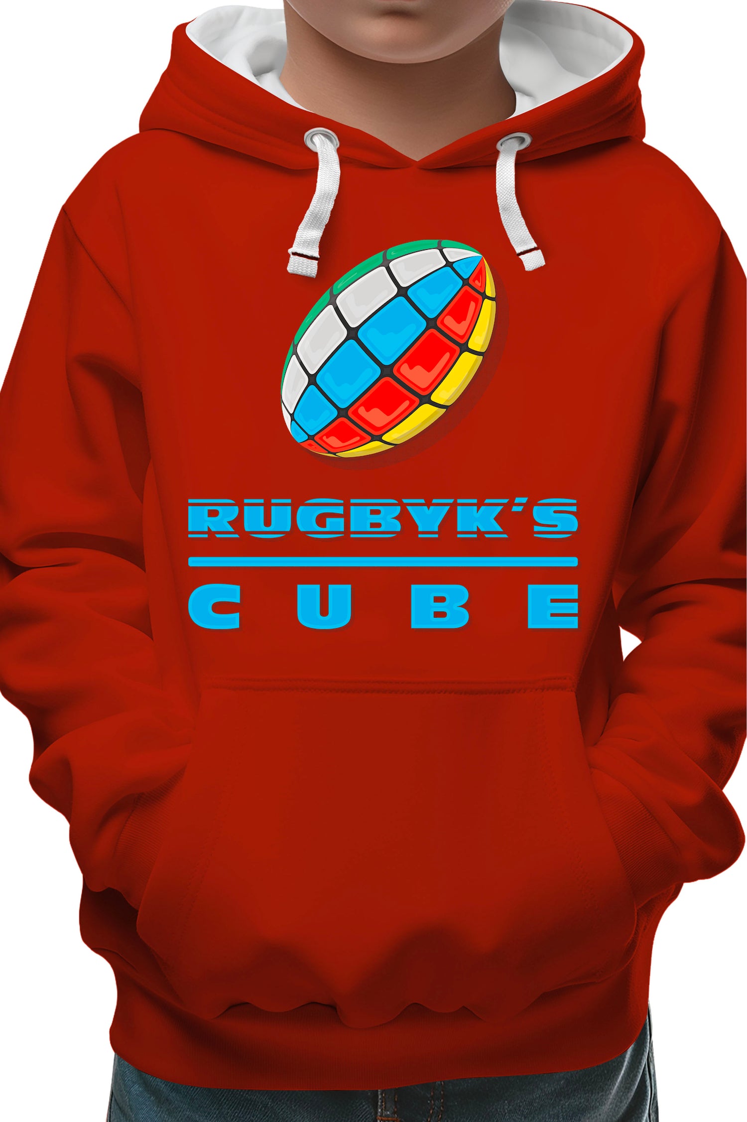 Sweat Enfant Rugby cube