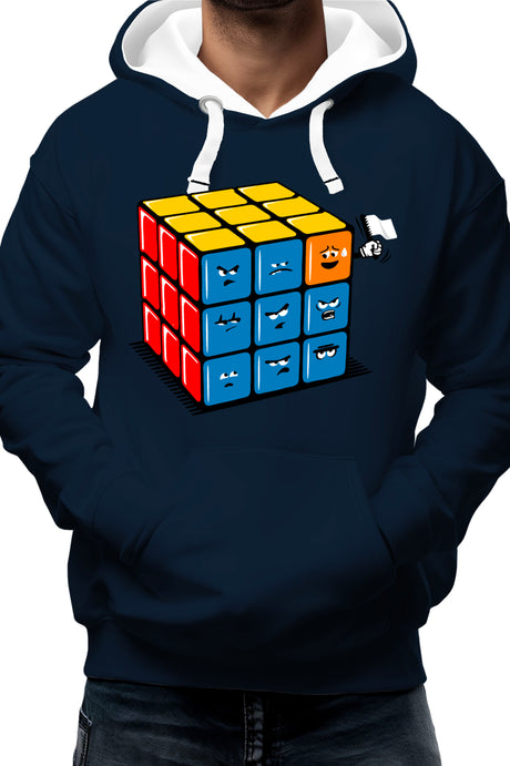 Sweat Adulte Ruby cube avec drapeau
