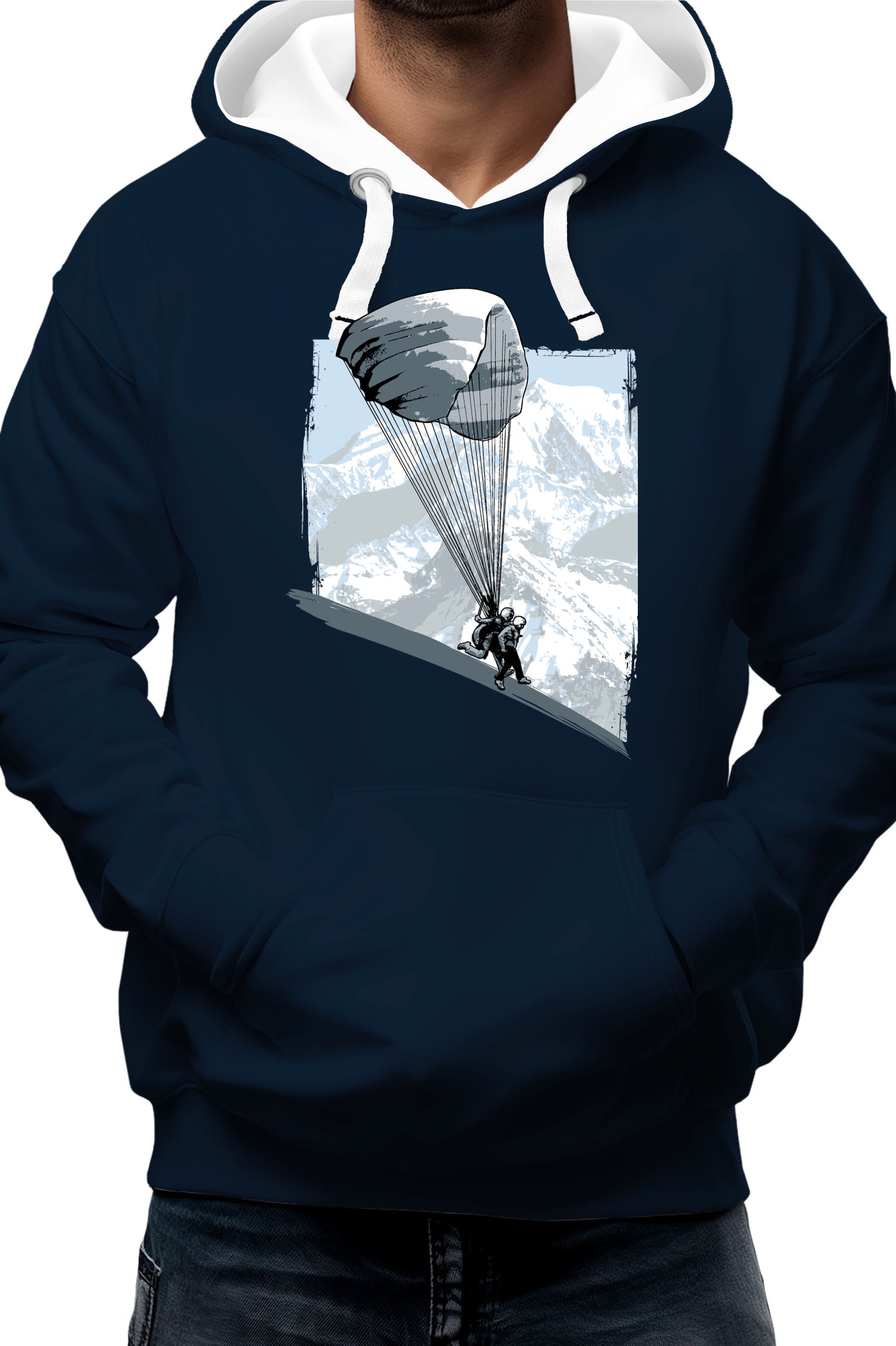 Sweat Adulte Parapente En Bi Place