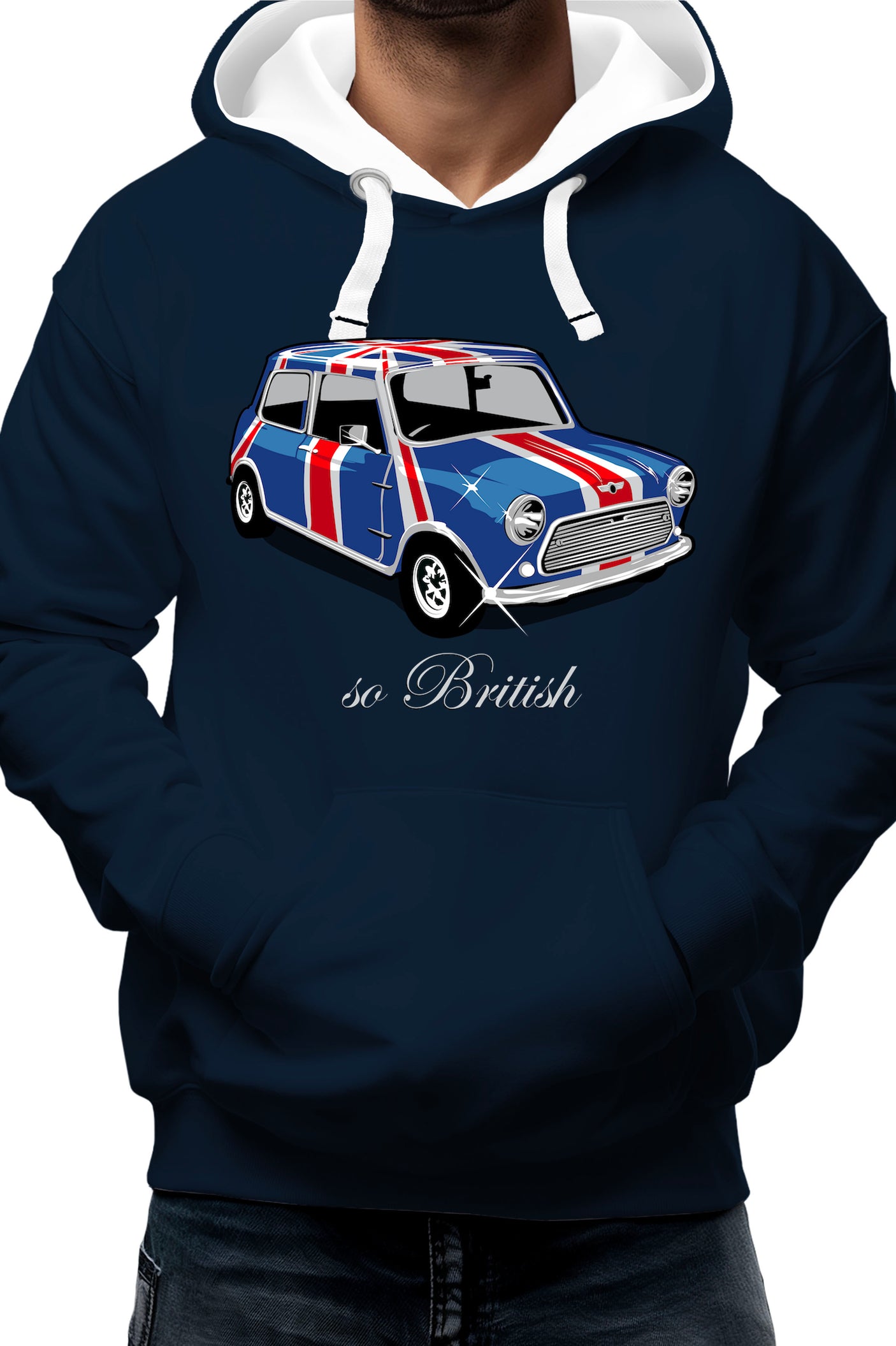 Sweat Adulte So British Mini Anglaise
