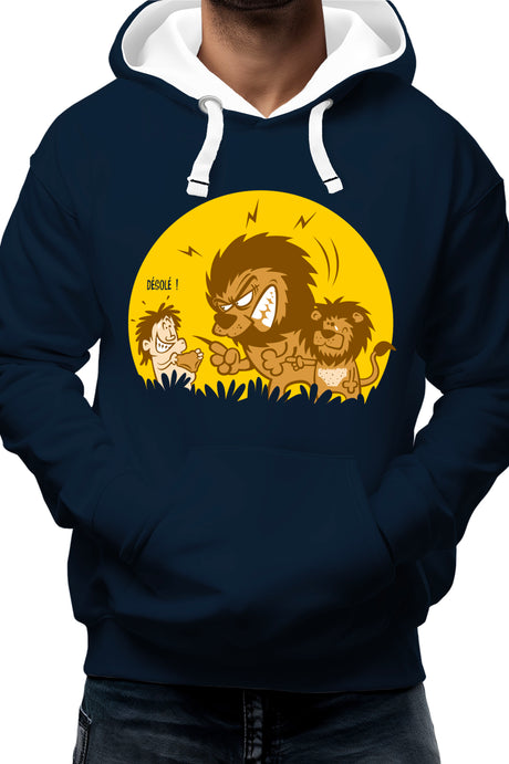 Sweat Adulte Lion et bébé