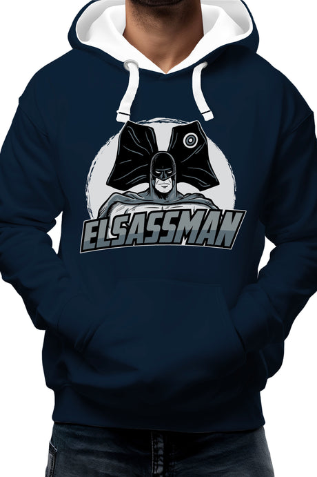 Sweat Adulte L'Alsacien qui a des super pouvoirs