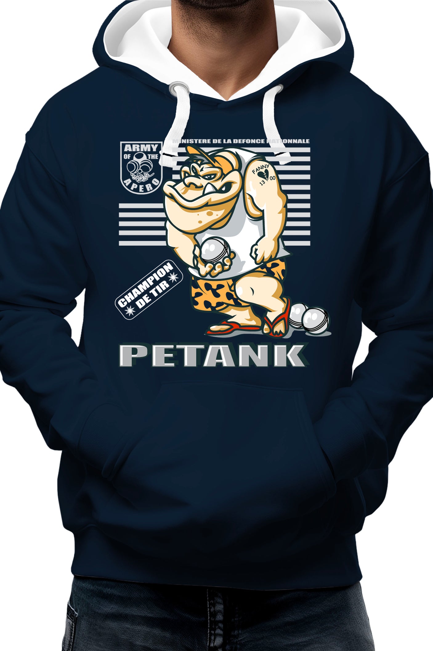 Sweat Adulte Petank pour les costauds
