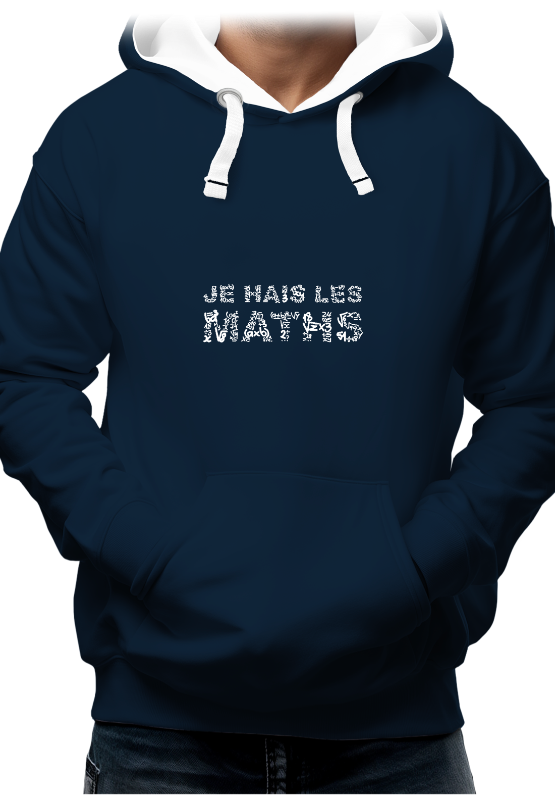 Sweat Adulte Je Hais Les Maths