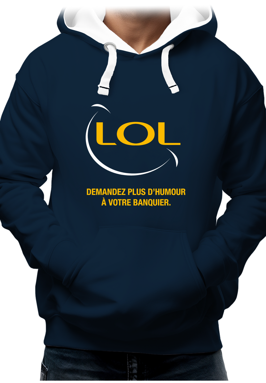 Sweat Adulte Lol Banque
