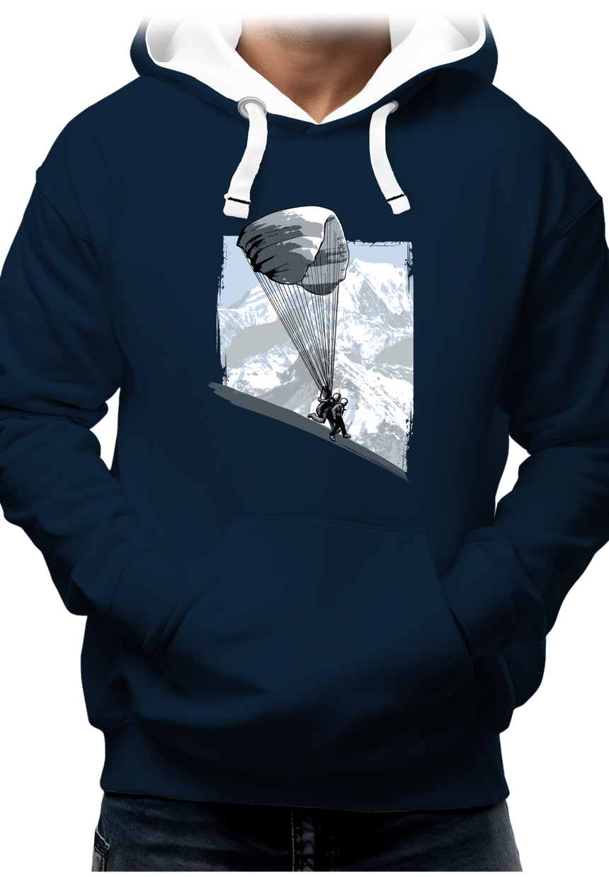 Sweat Adulte Parapente En Bi Place