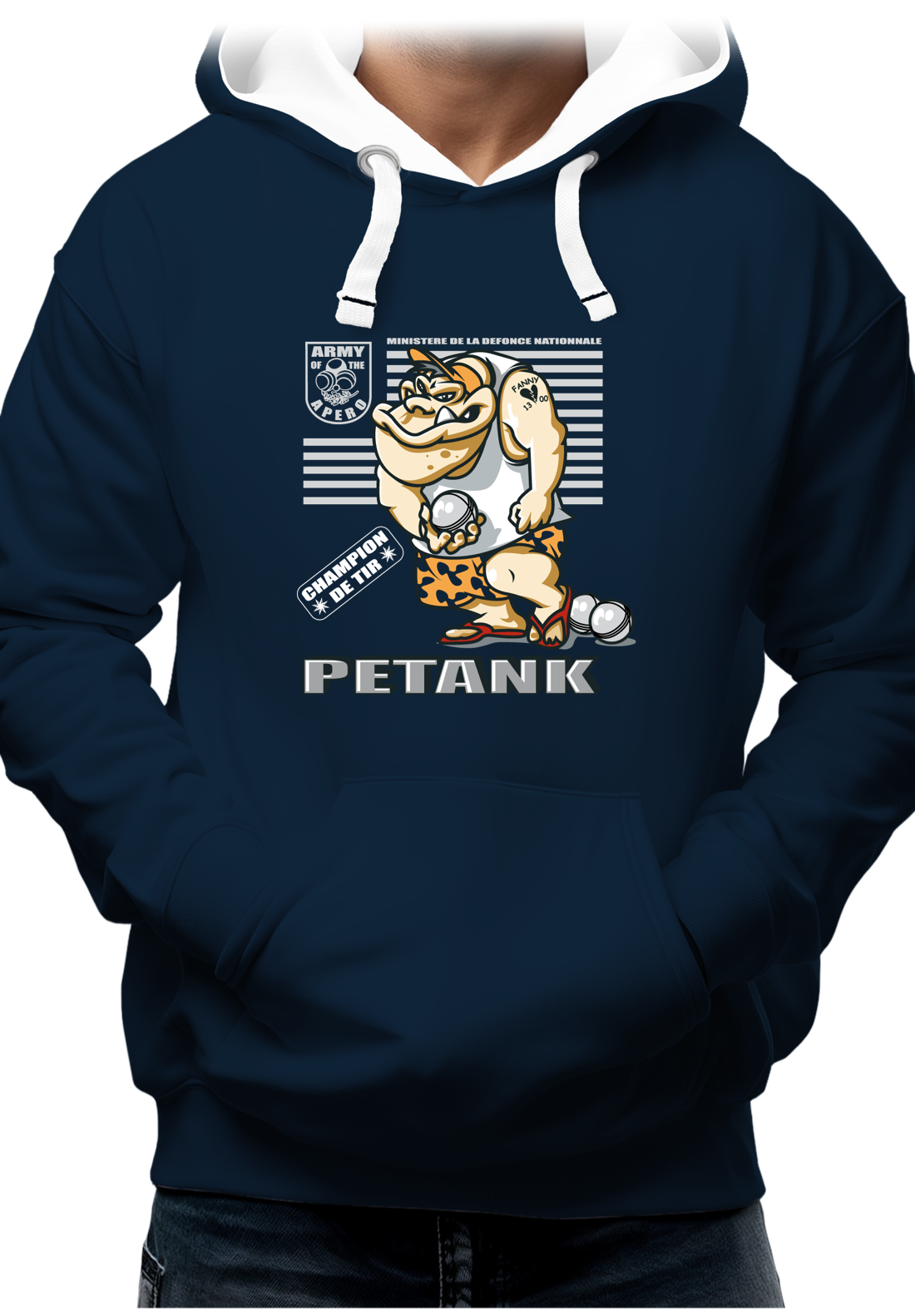 Sweat Adulte Petank pour les costauds