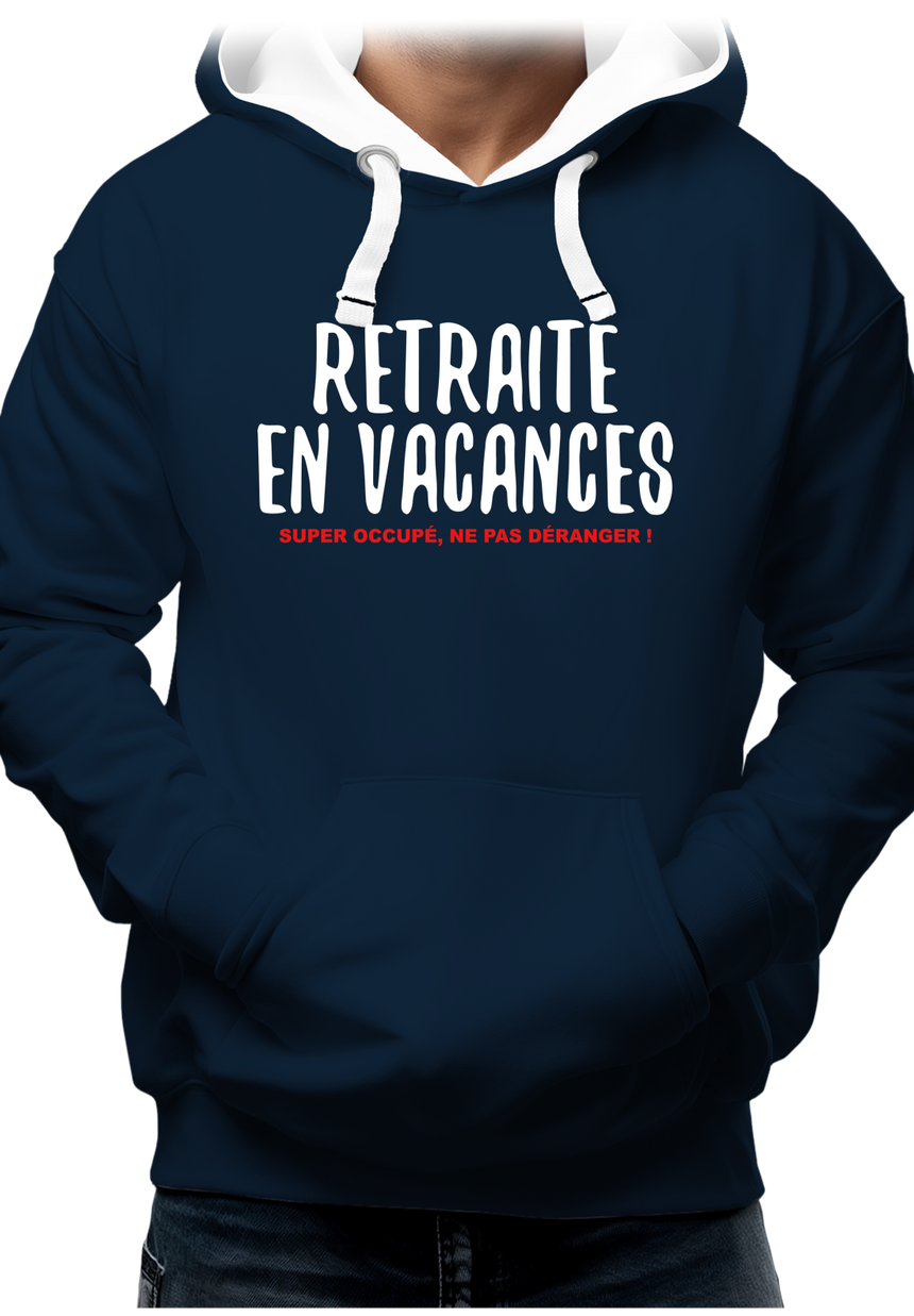 Sweat Adulte Retraité en vacances
