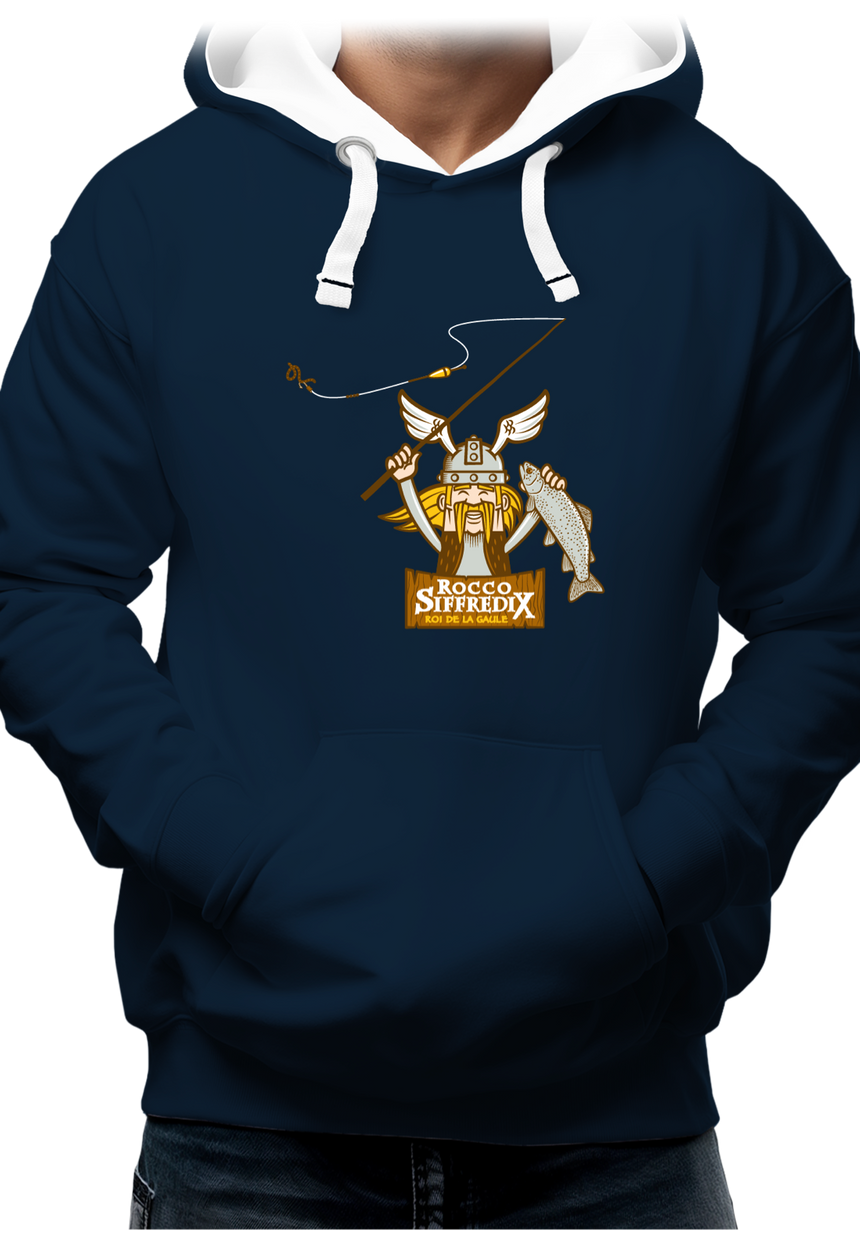 Sweat Adulte Pêcheur roi de la gaule