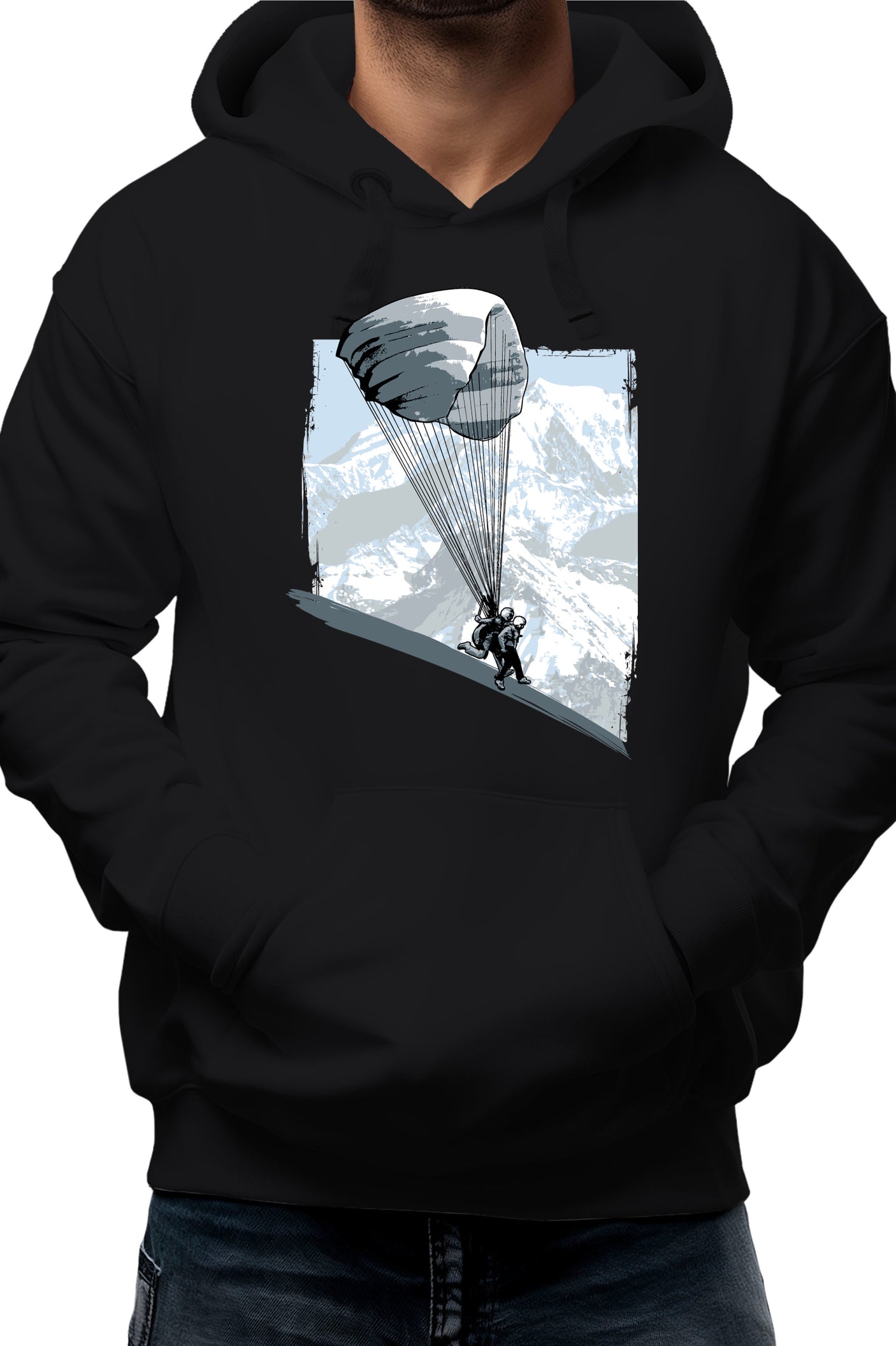 Sweat Adulte Parapente En Bi Place