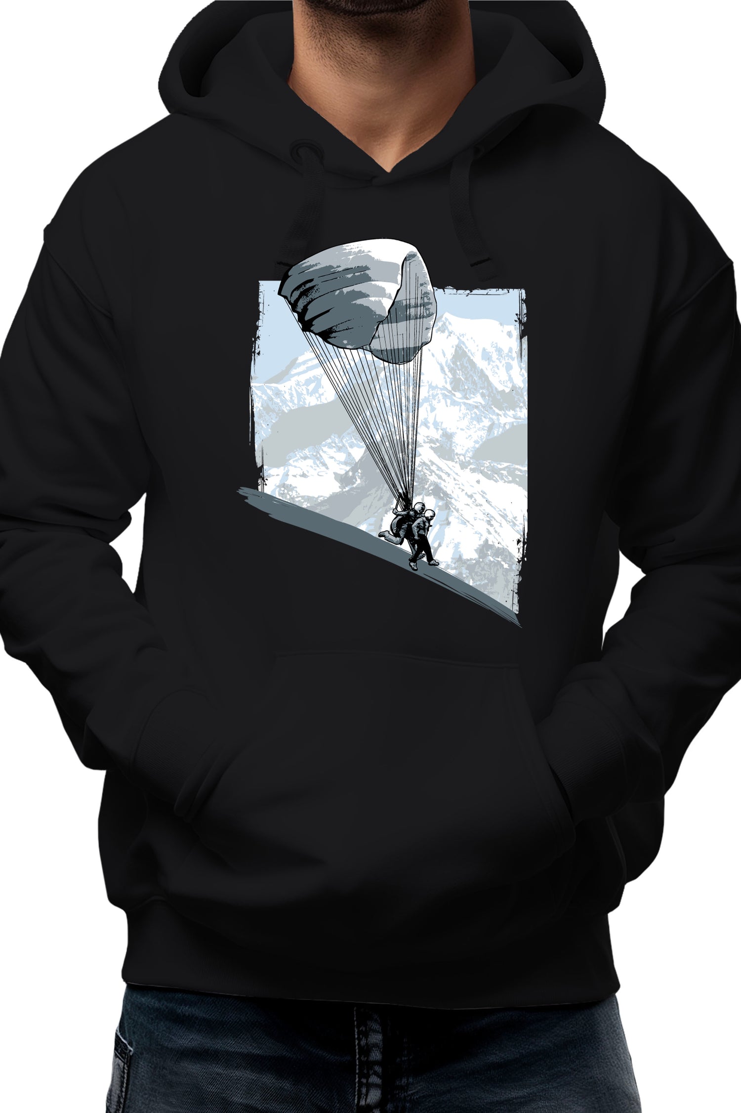 Sweat Adulte Parapente En Bi Place