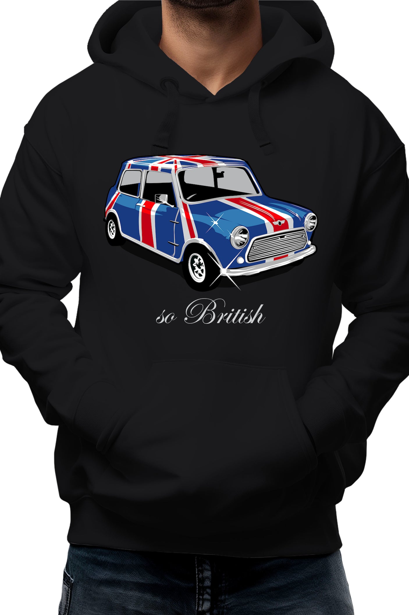 Sweat Adulte So British Mini Anglaise