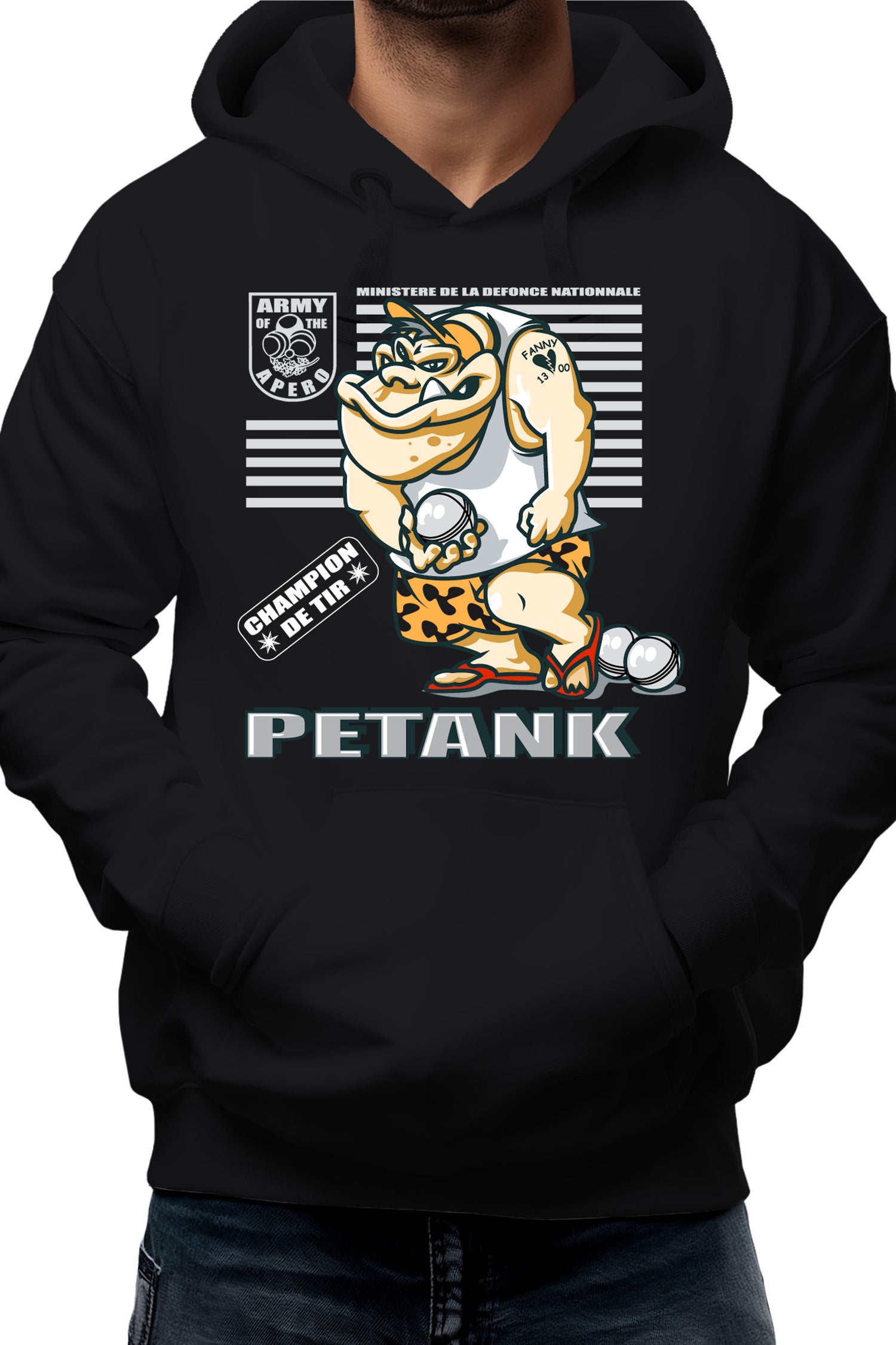 Sweat Adulte Petank pour les costauds