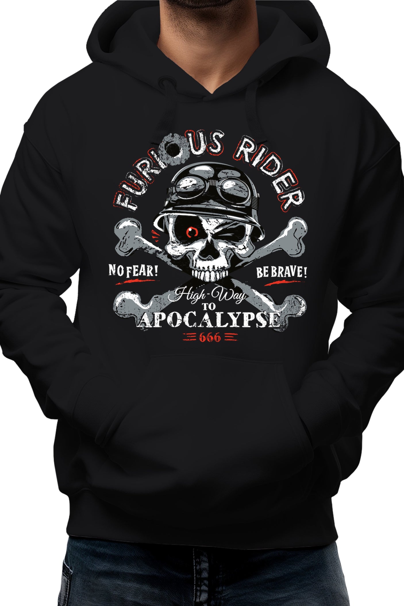 Sweat Adulte Apocalypse furious rider