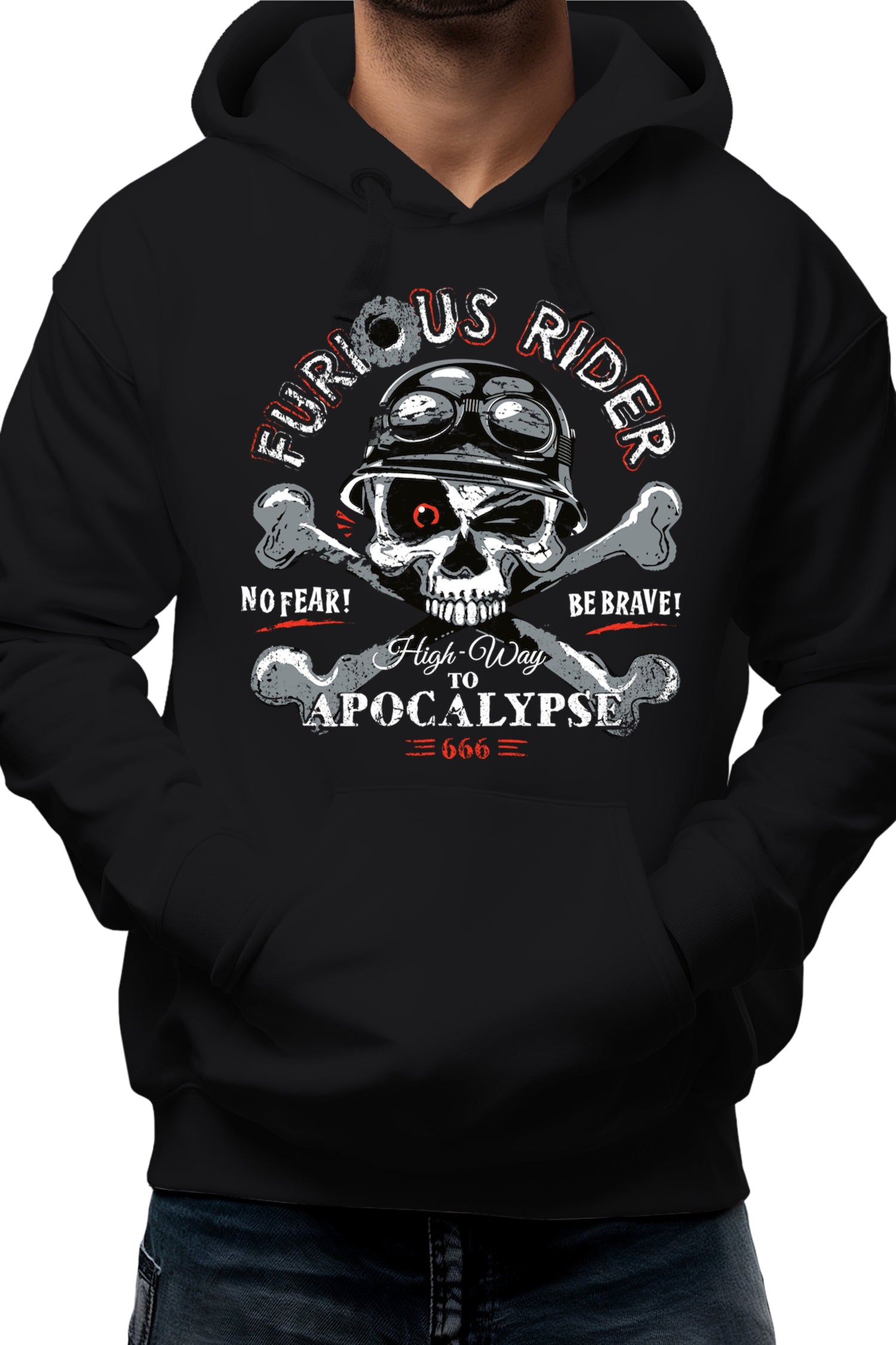 Sweat Adulte Apocalypse furious rider