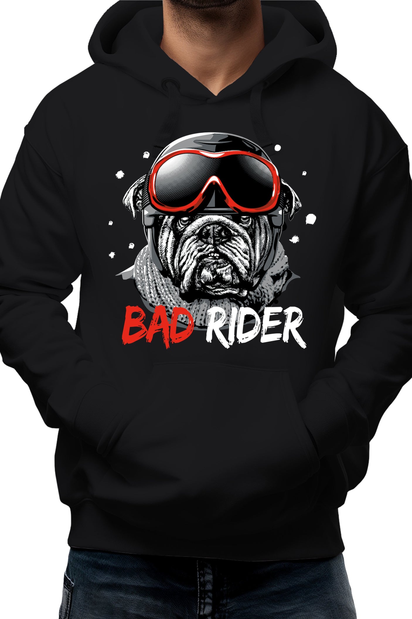 Sweat Adulte Un rider chien pas facile