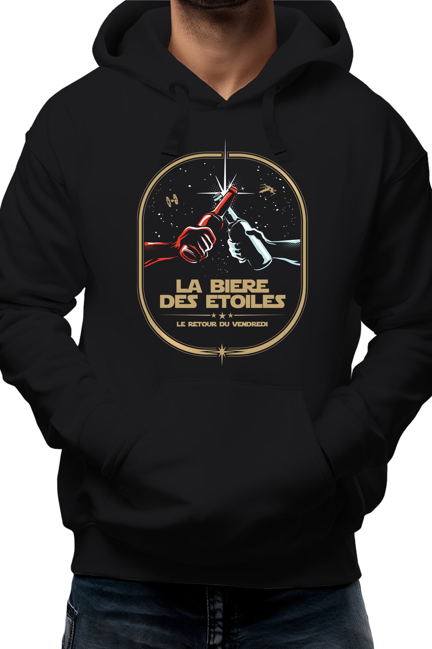 Sweat Adulte La bière des étoiles le retour du vendredi
