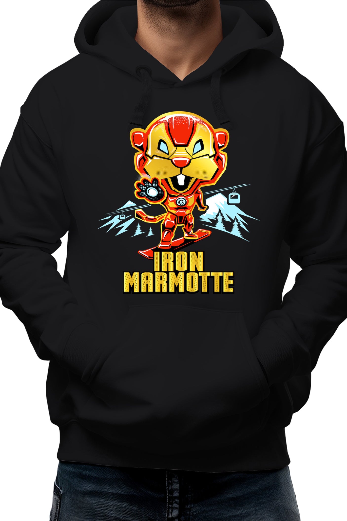 Sweat Adulte Iron Marmotte