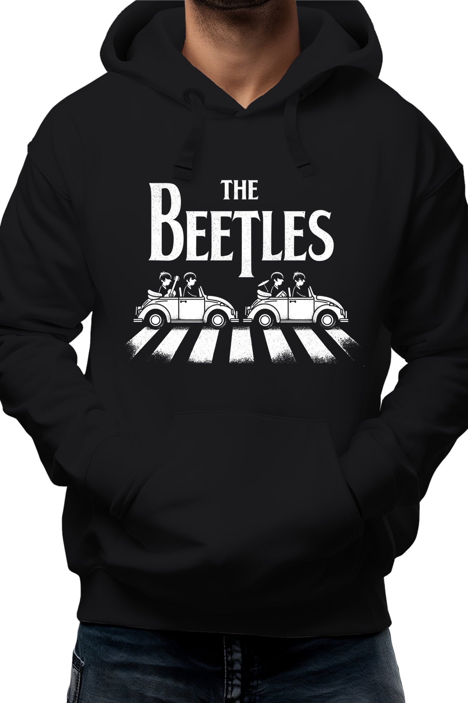 Sweat Adulte The beetles, coccinelle qui traverse
