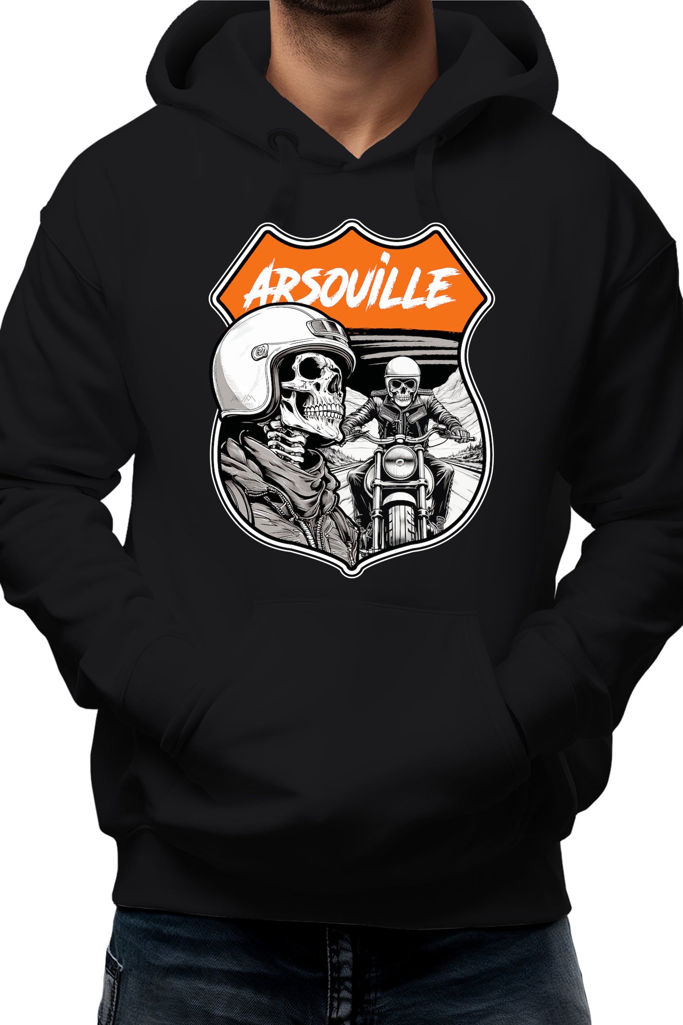 Sweat Adulte Arsouille tête de mort