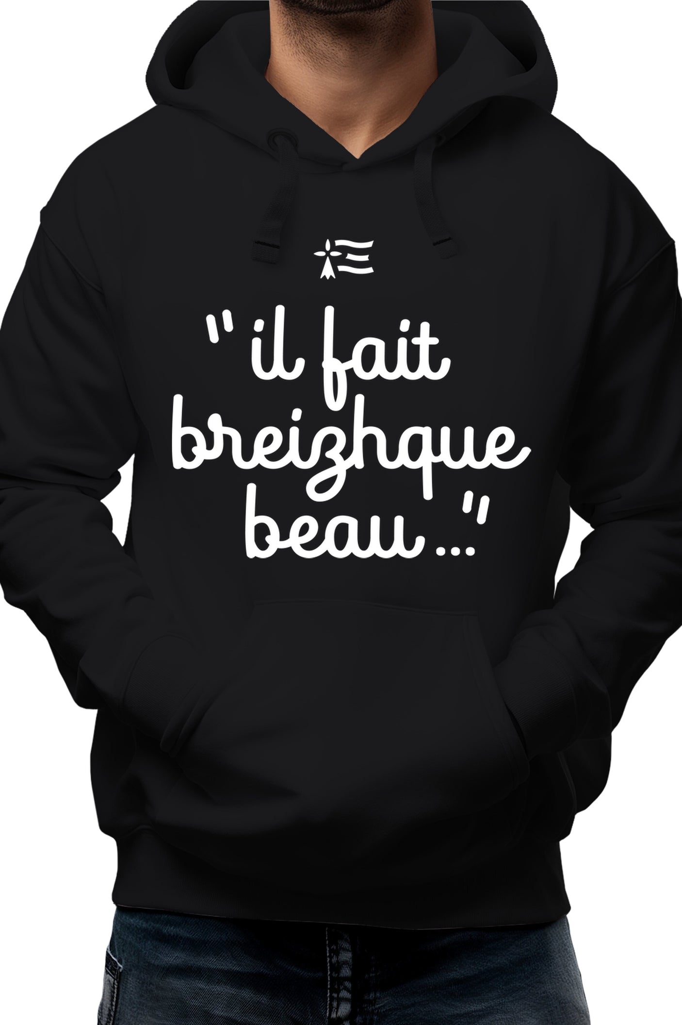 Sweat Adulte Il fait breizh que beau