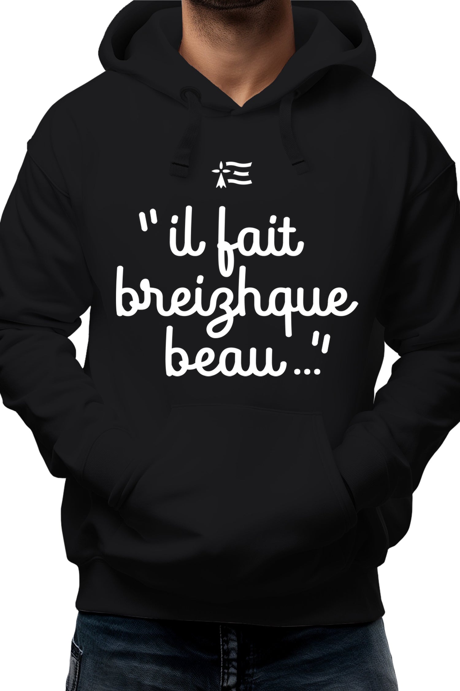 Sweat Adulte Il fait breizh que beau