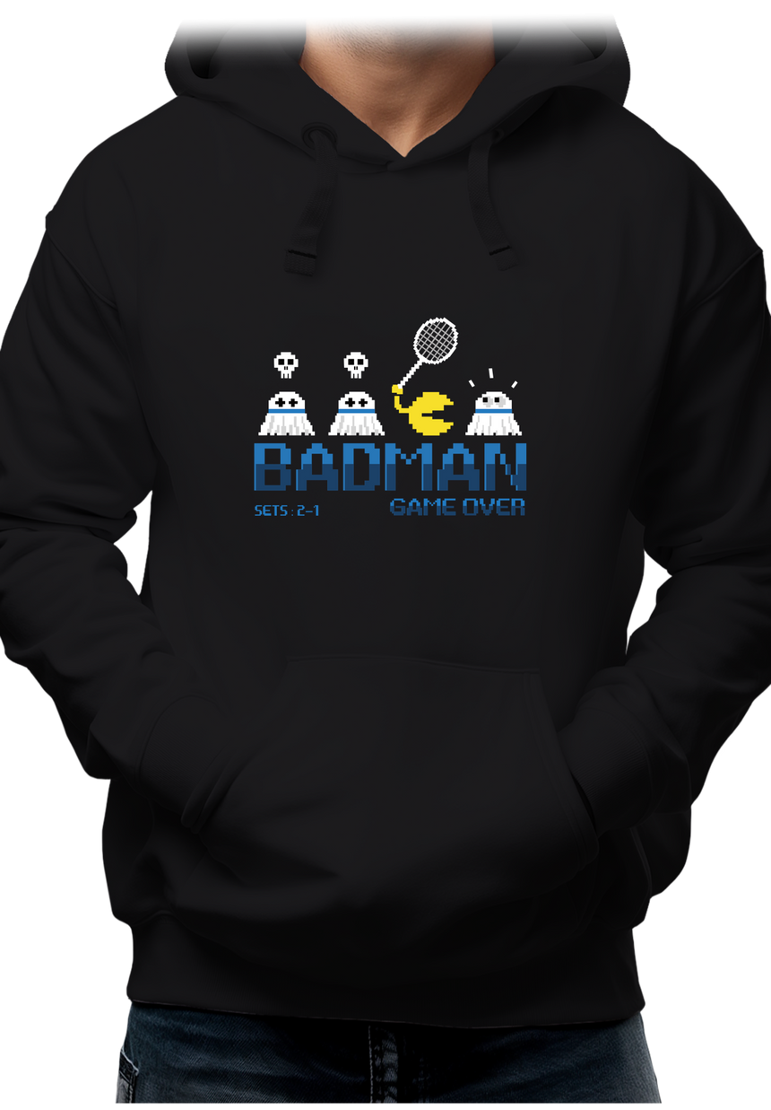 Sweat Adulte BadMan, le jeu video de badminton