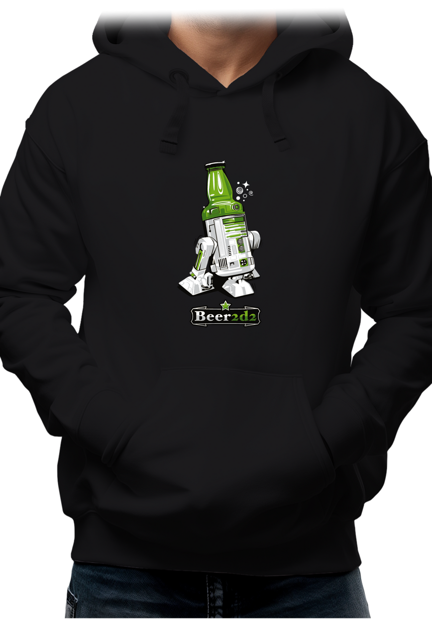 Sweat Adulte Beer2d2 la bière contre attaque