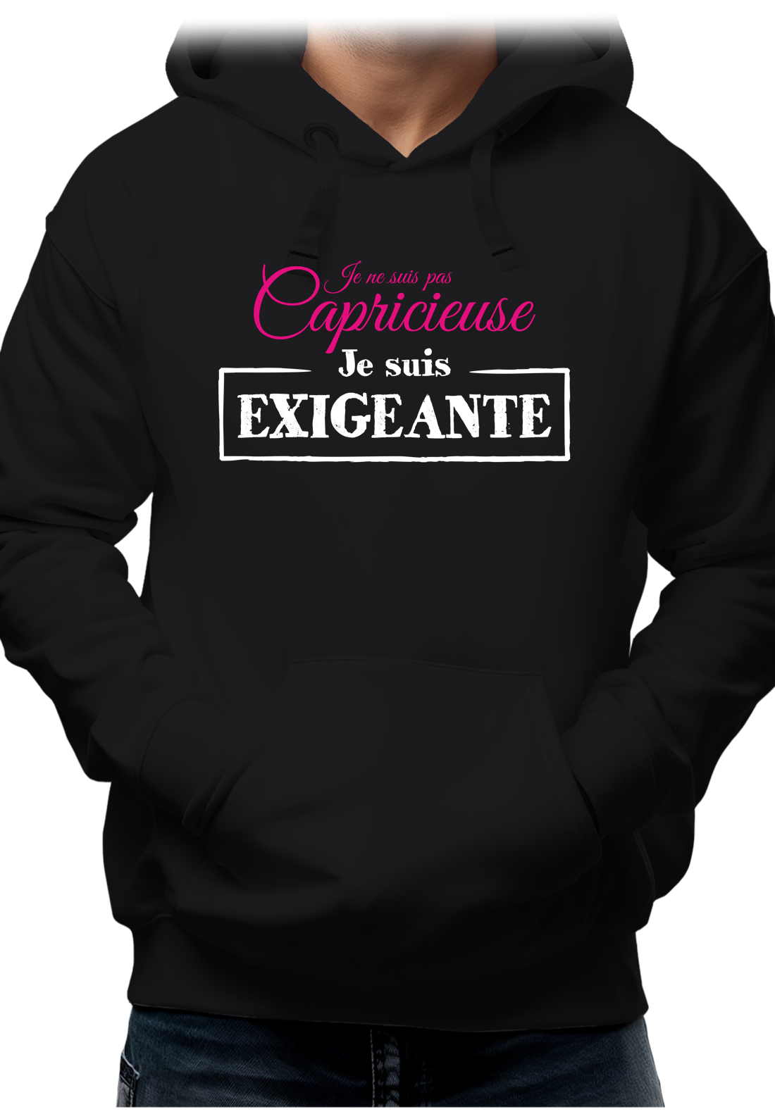 Sweat Adulte Je ne suis pas capricieuse