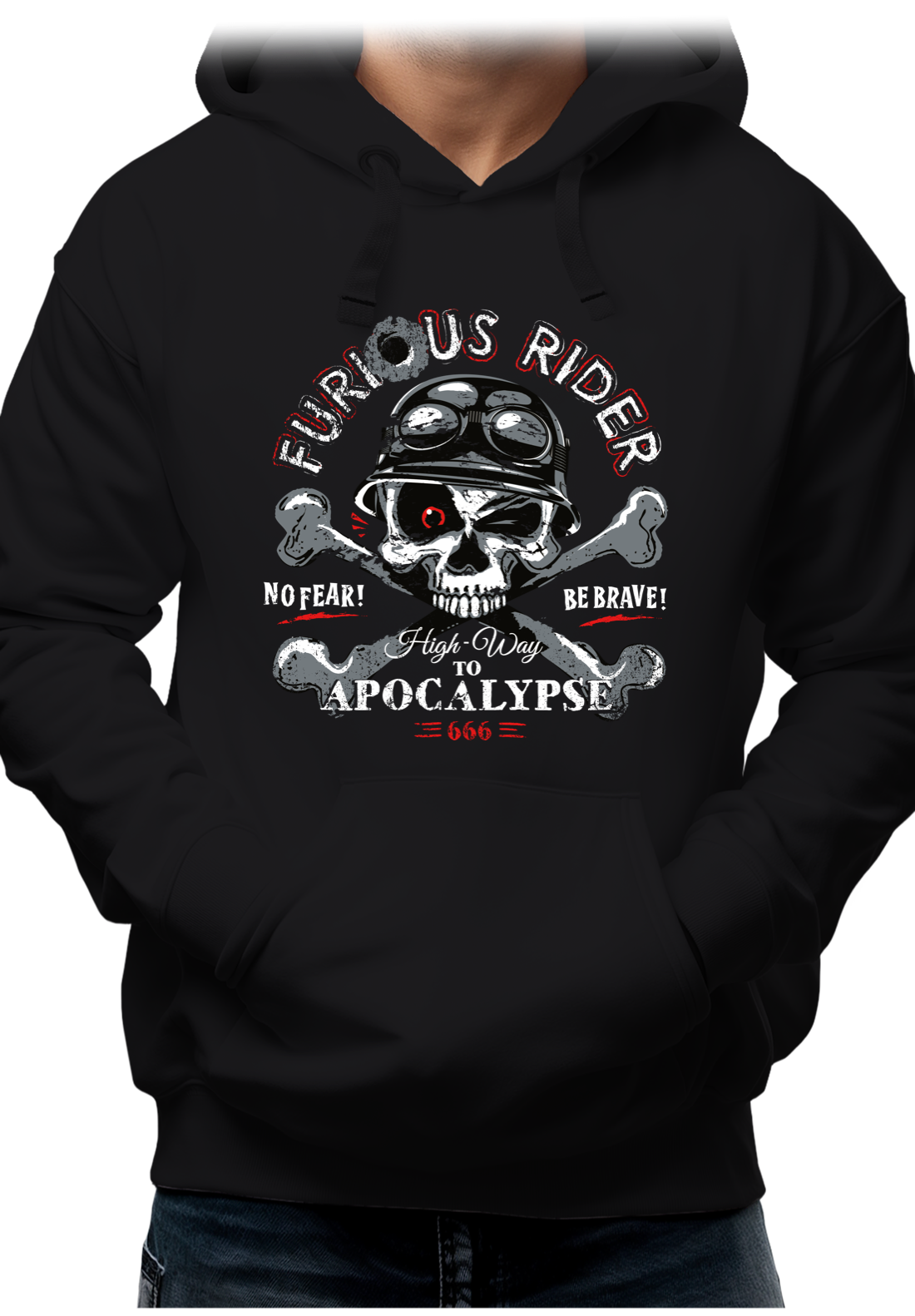 Sweat Adulte Apocalypse furious rider