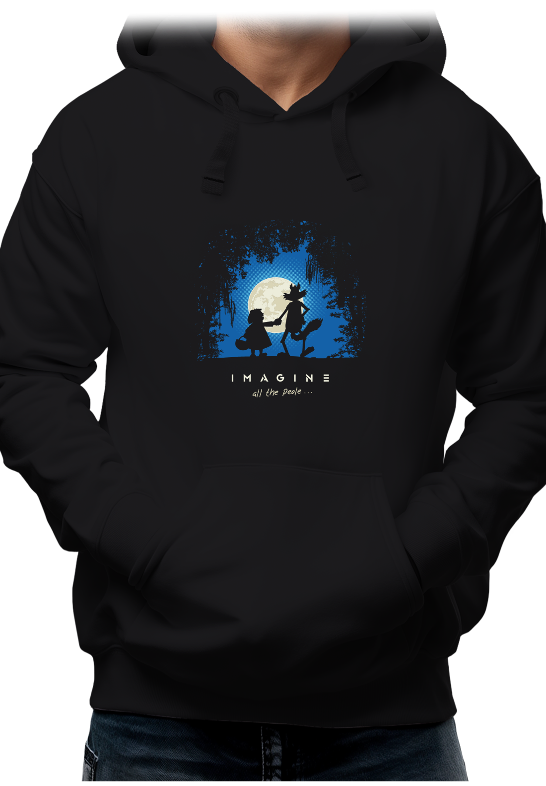 Sweat Adulte Conte loup et chaperon rouge