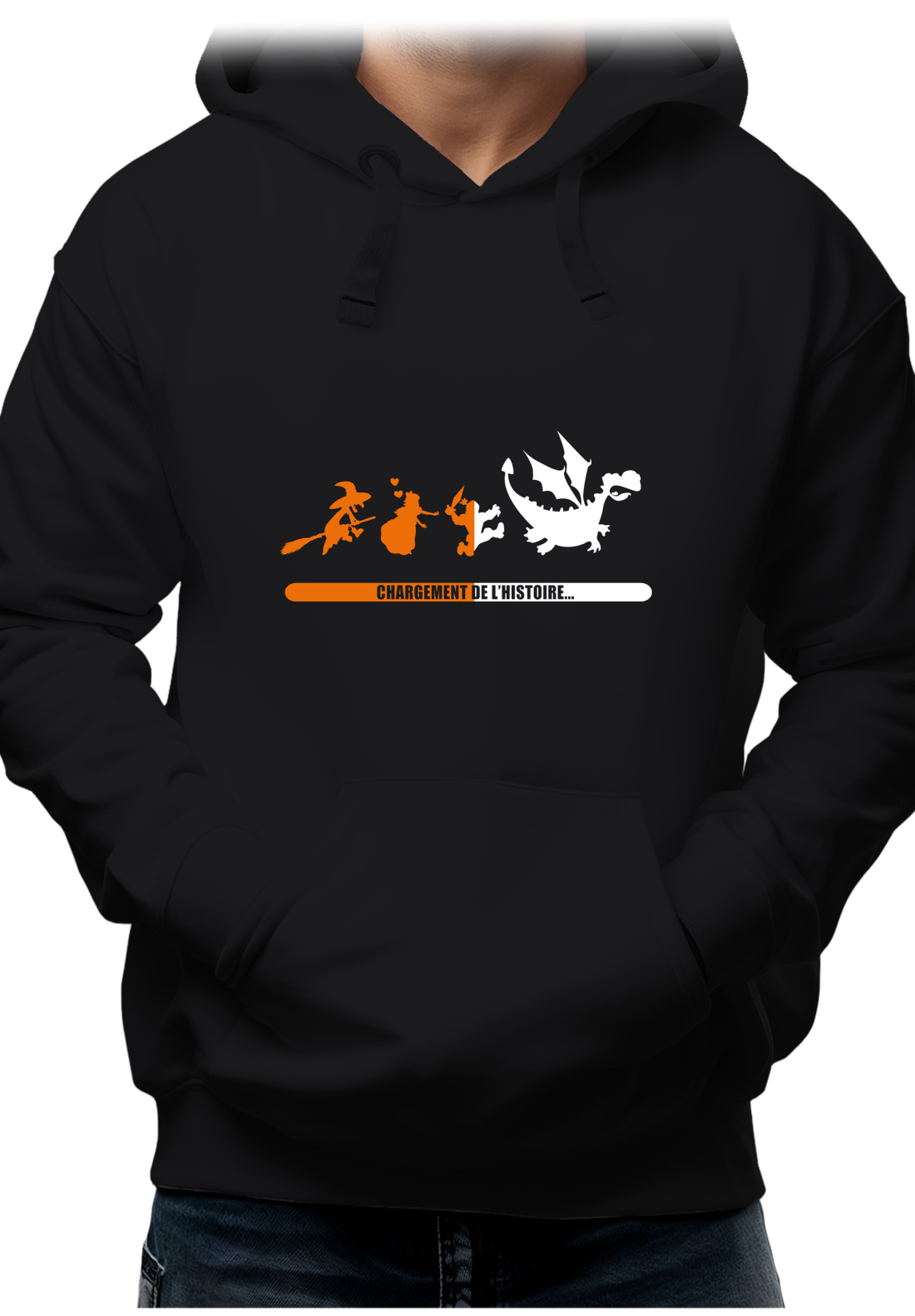 Sweat Adulte Histoire d'une sorcière en dragon