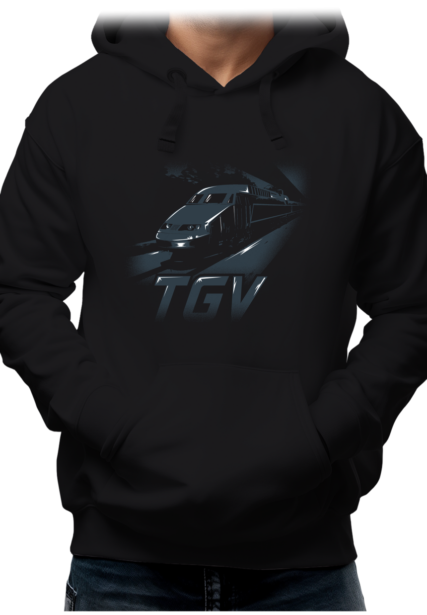 Sweat Adulte Train grande vitesse TGV