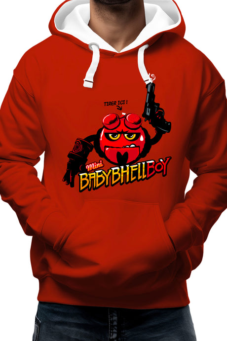 Sweat Adulte Baby Hell boy fromage à deguster