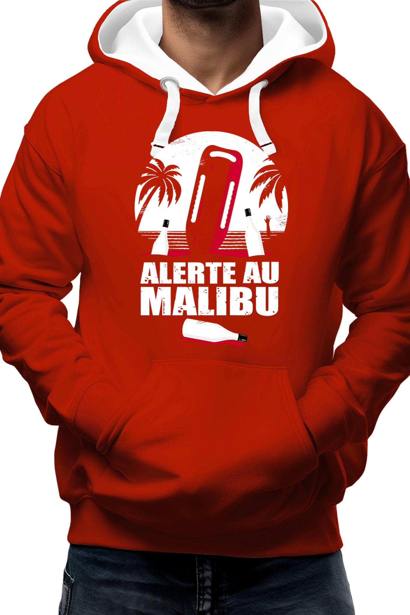 Sweat Adulte Alerte au Malibu