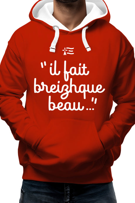 Sweat Adulte Il fait breizh que beau