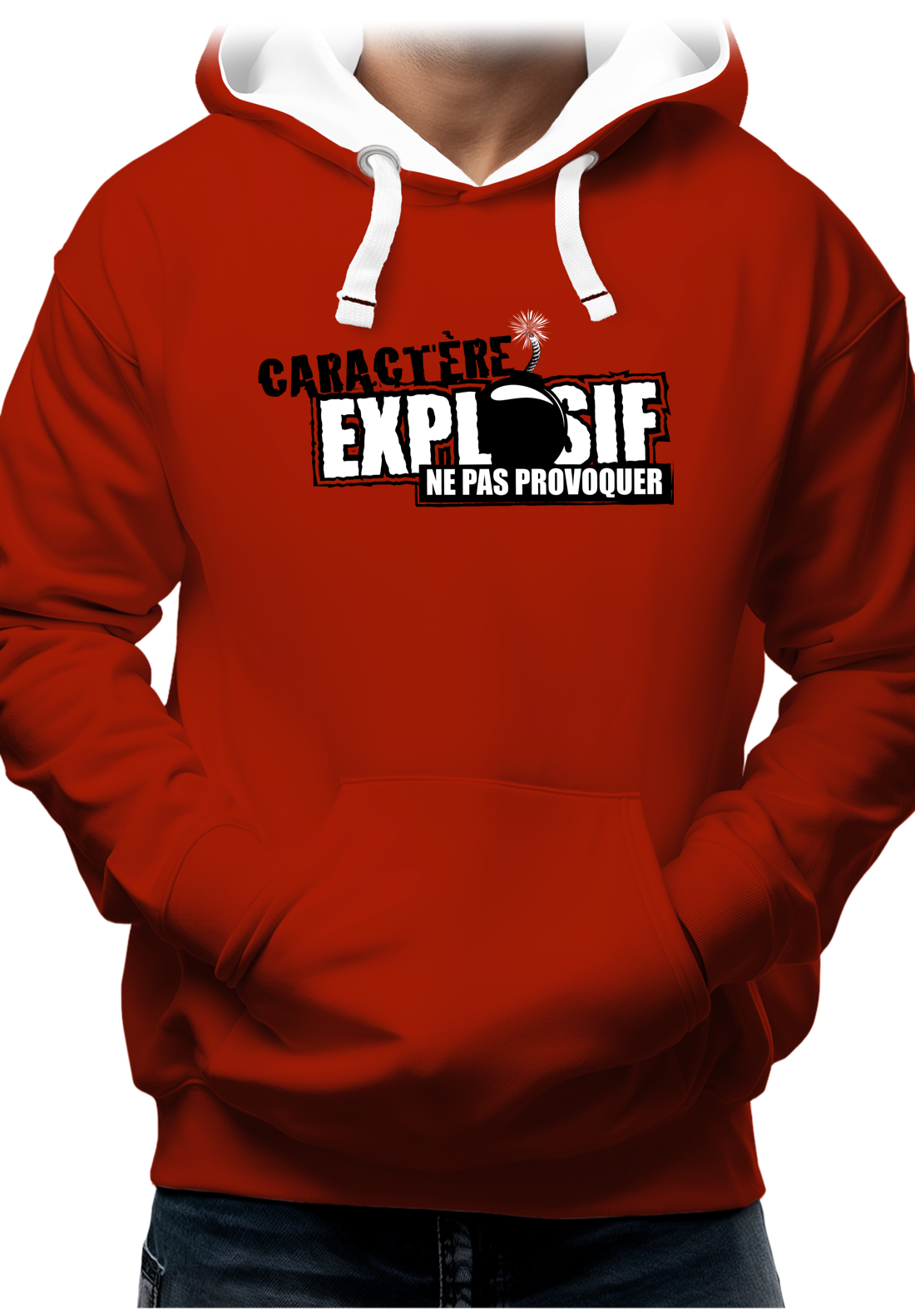 Sweat Adulte Caractère explosif