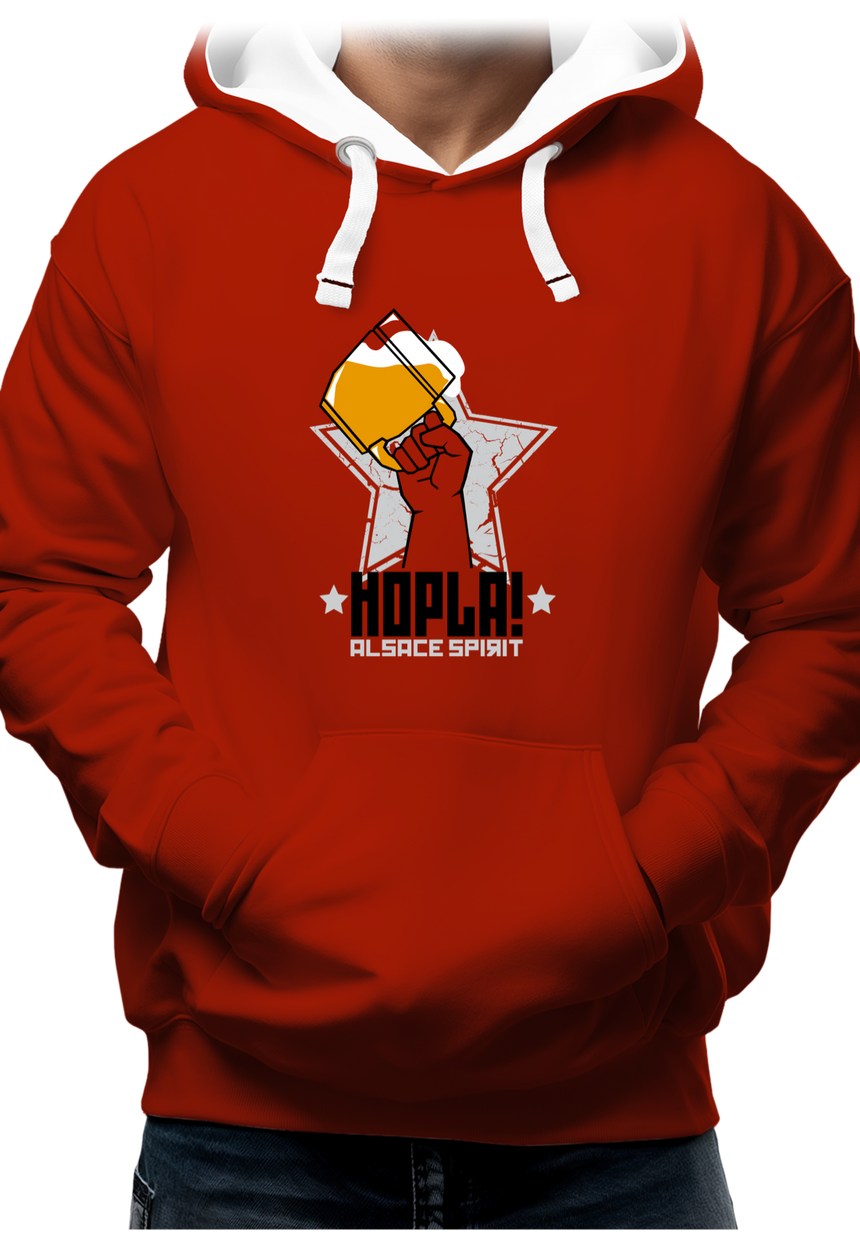 Sweat Adulte Alcool Hopla, Alsace Spirit