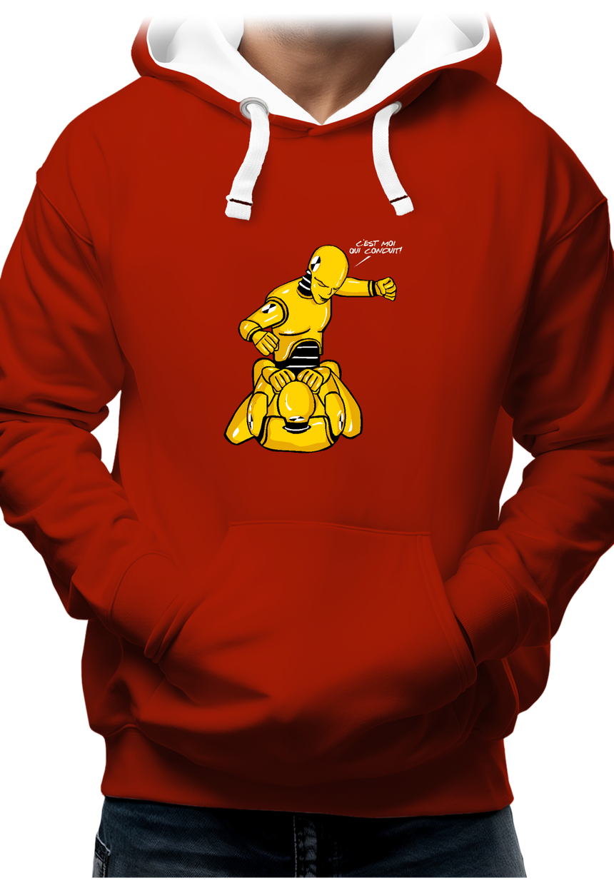 Sweat Adulte Mannequin crash test de voiture