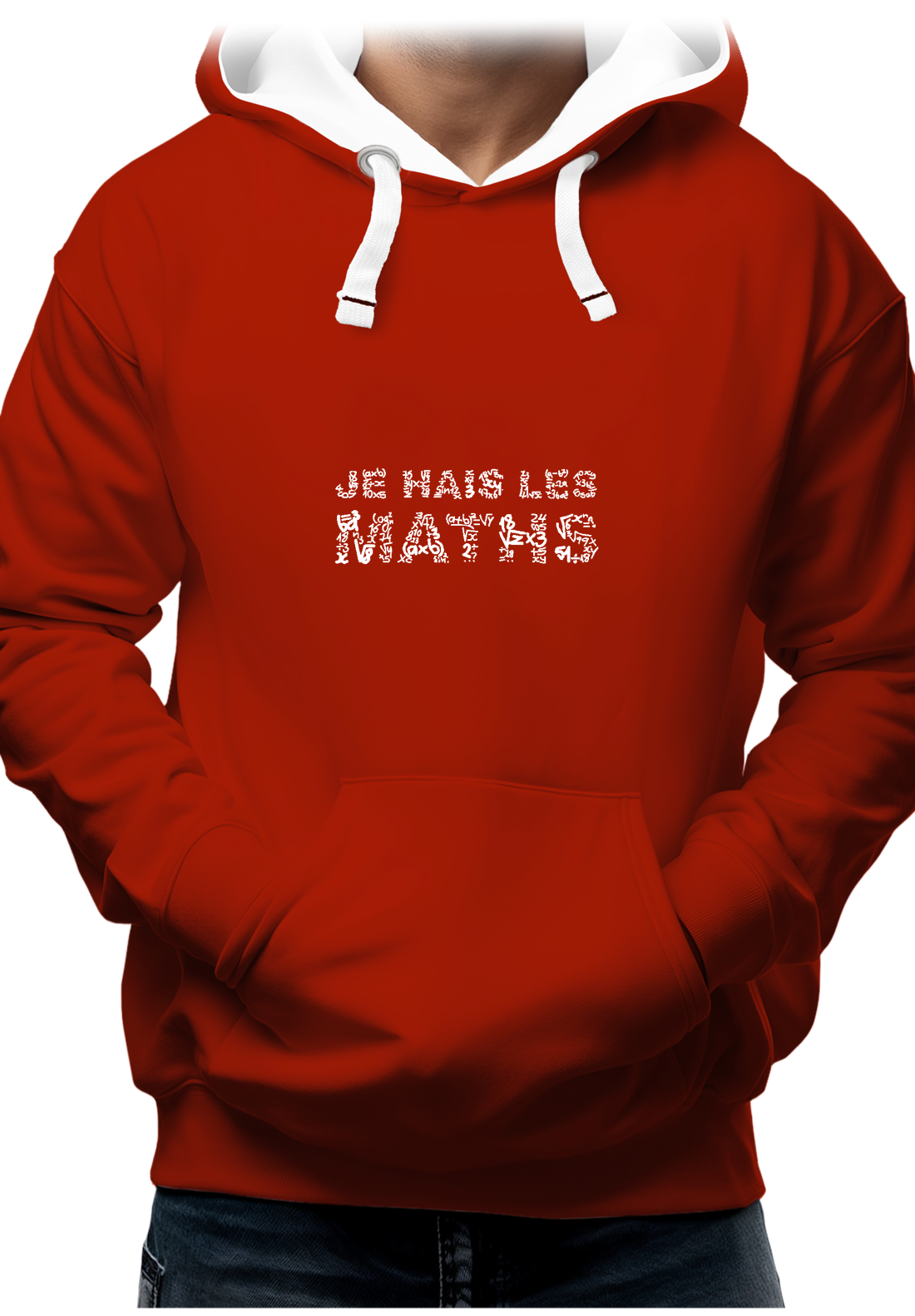 Sweat Adulte Je Hais Les Maths