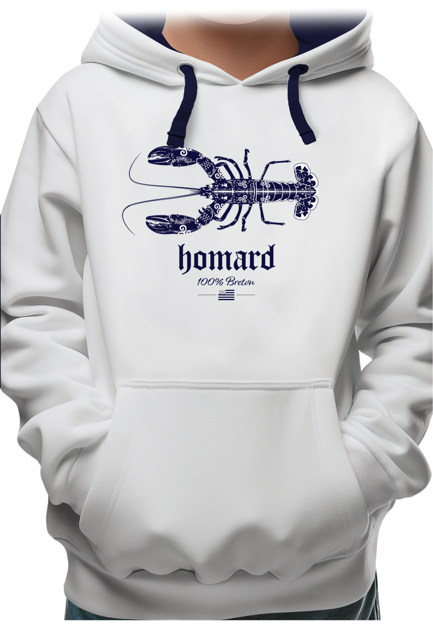 Sweat Enfant Homard 100% breton
