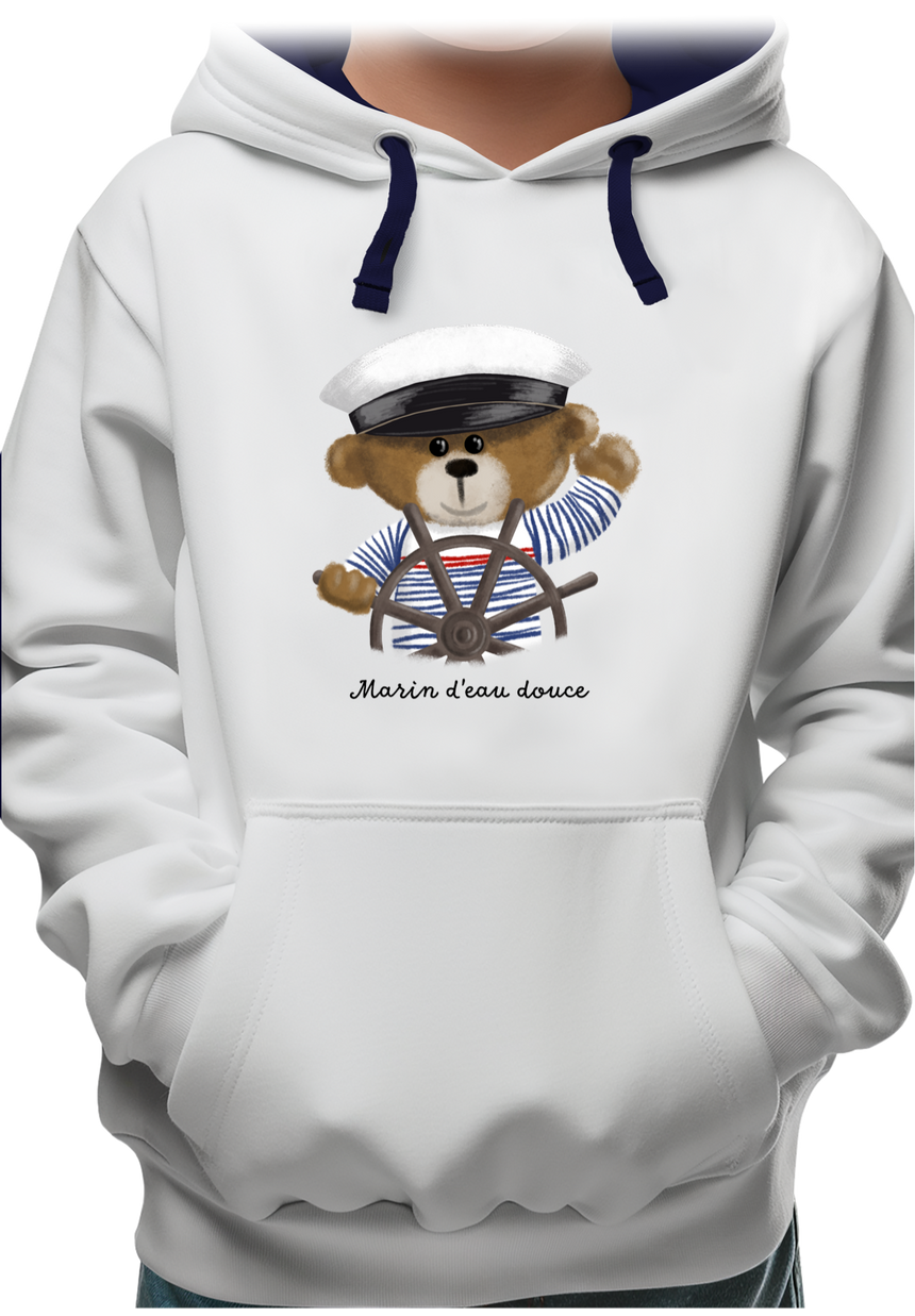 Sweat Enfant Ourson marin d'eau douce